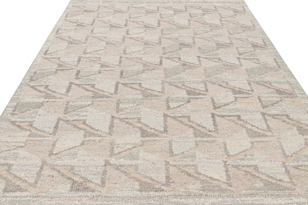 Scandinavian Rug with Geometric Patterns