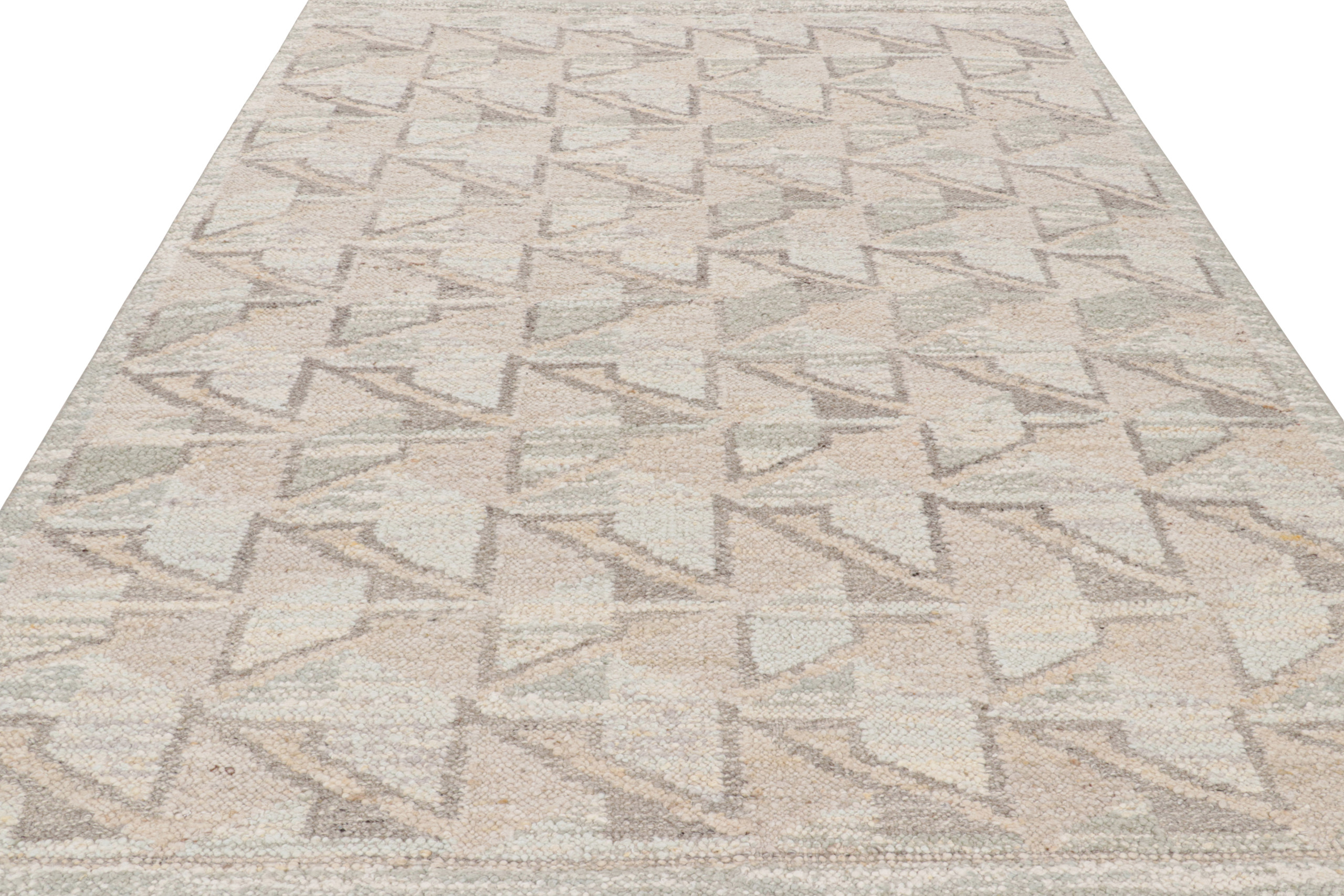 Scandinavian Rug with Geometric Patterns
