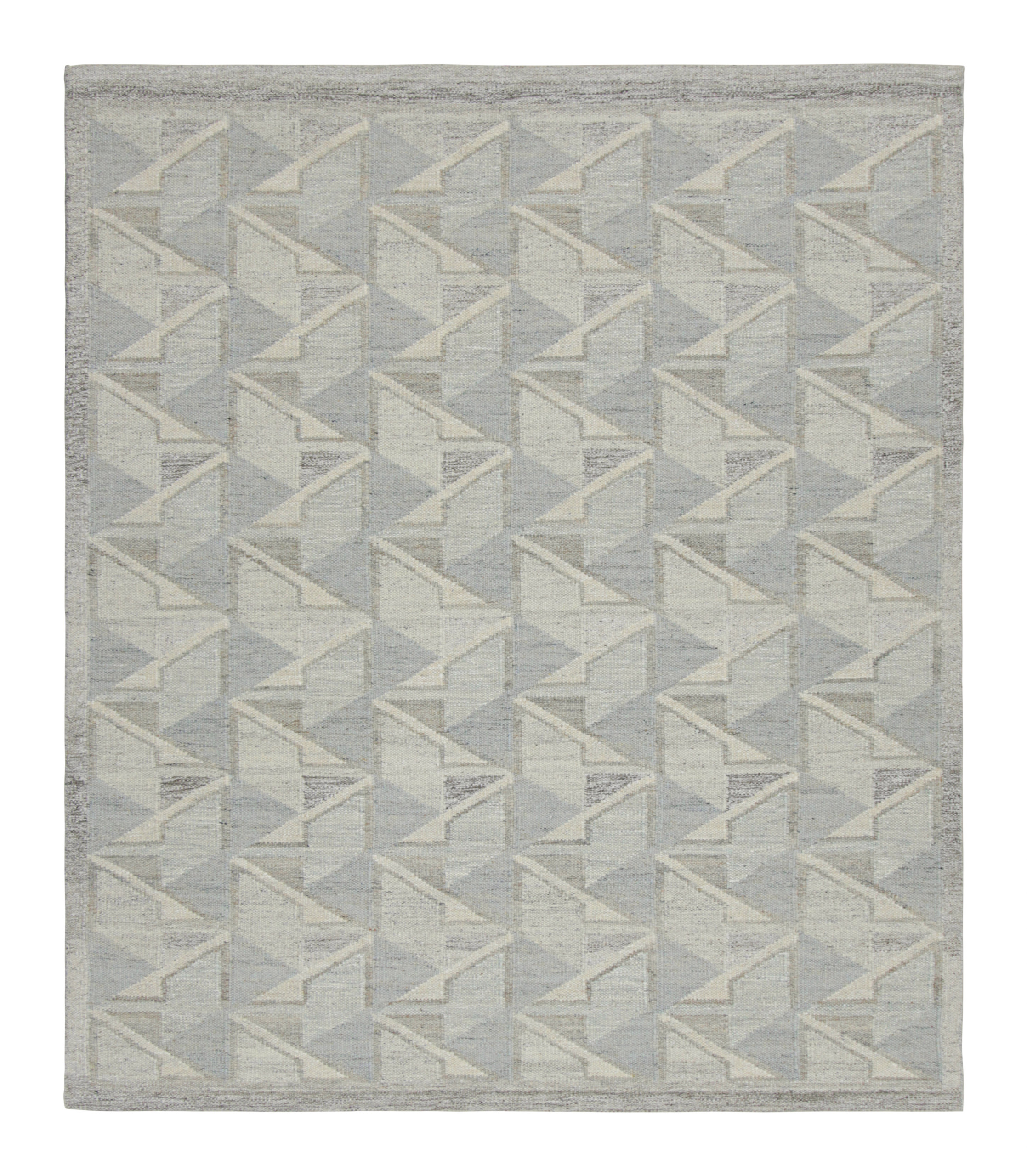 Scandinavian Rug with Geometric Patterns