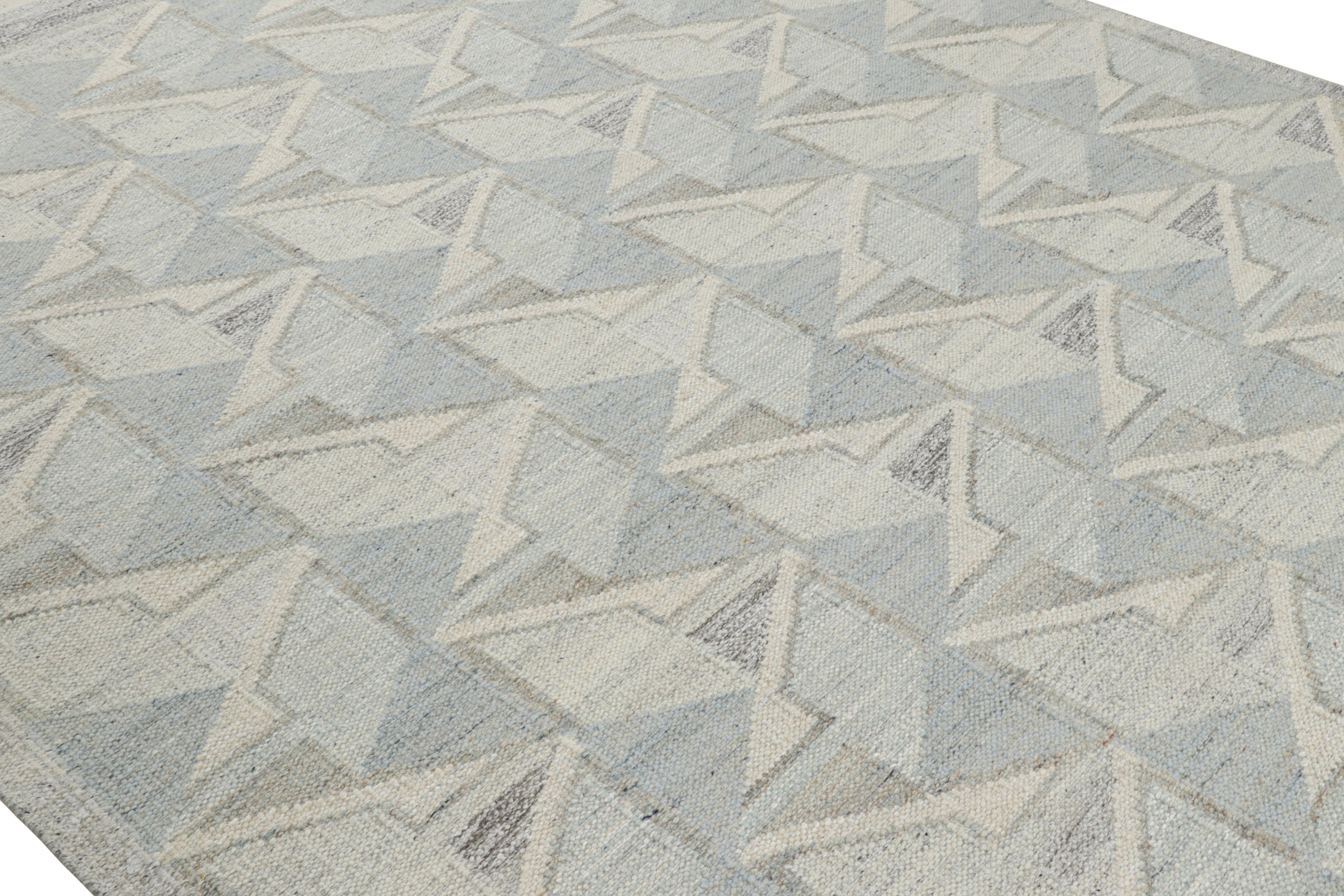 Scandinavian Rug with Geometric Patterns