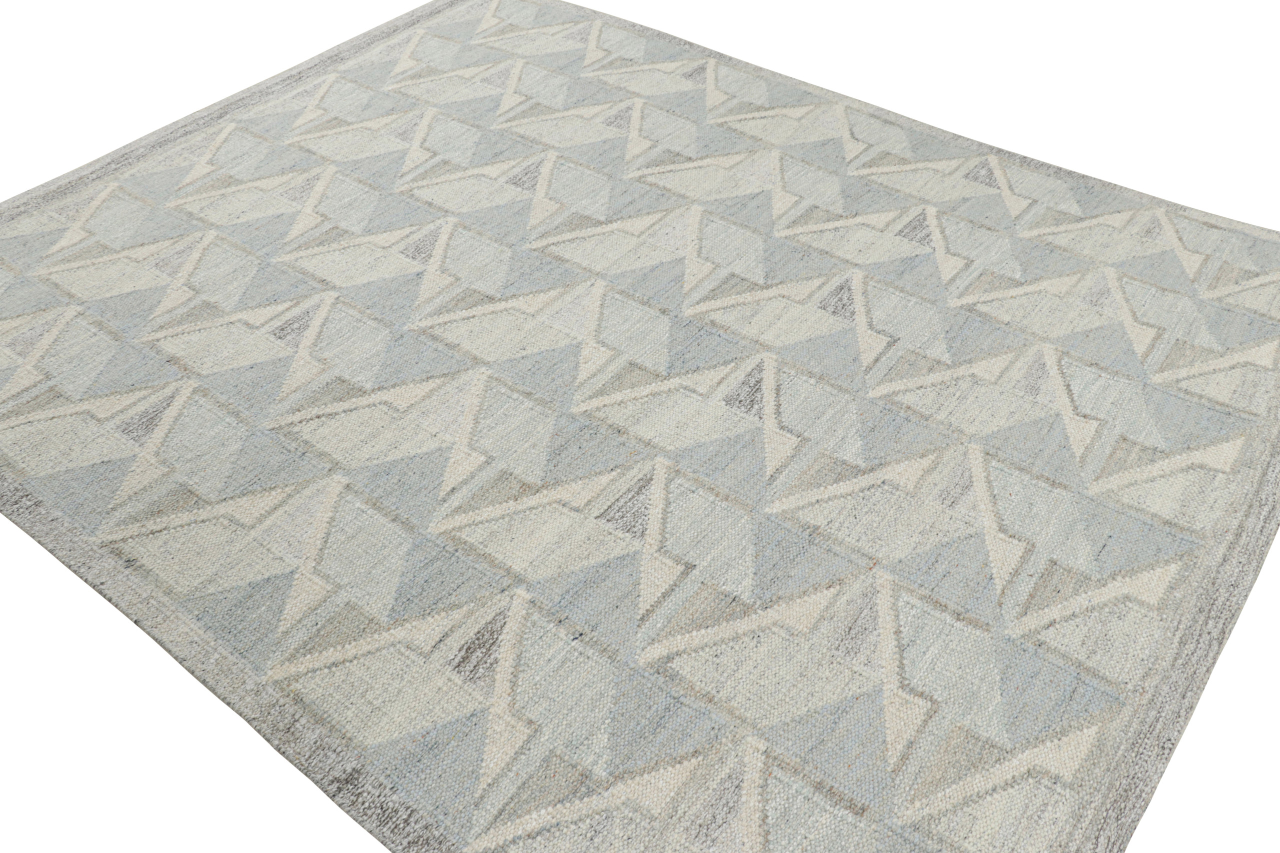 Scandinavian Rug with Geometric Patterns