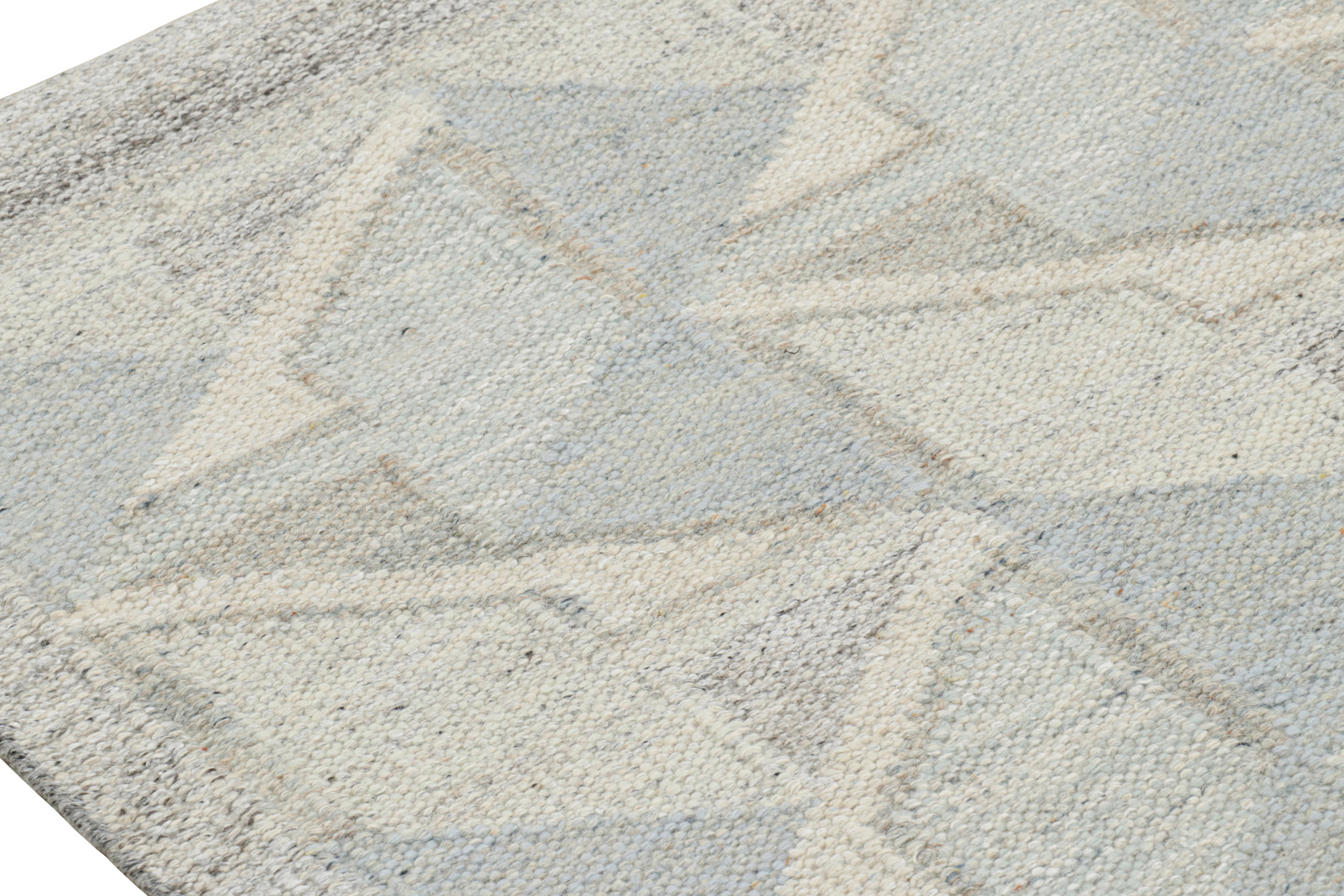 Scandinavian Rug with Geometric Patterns
