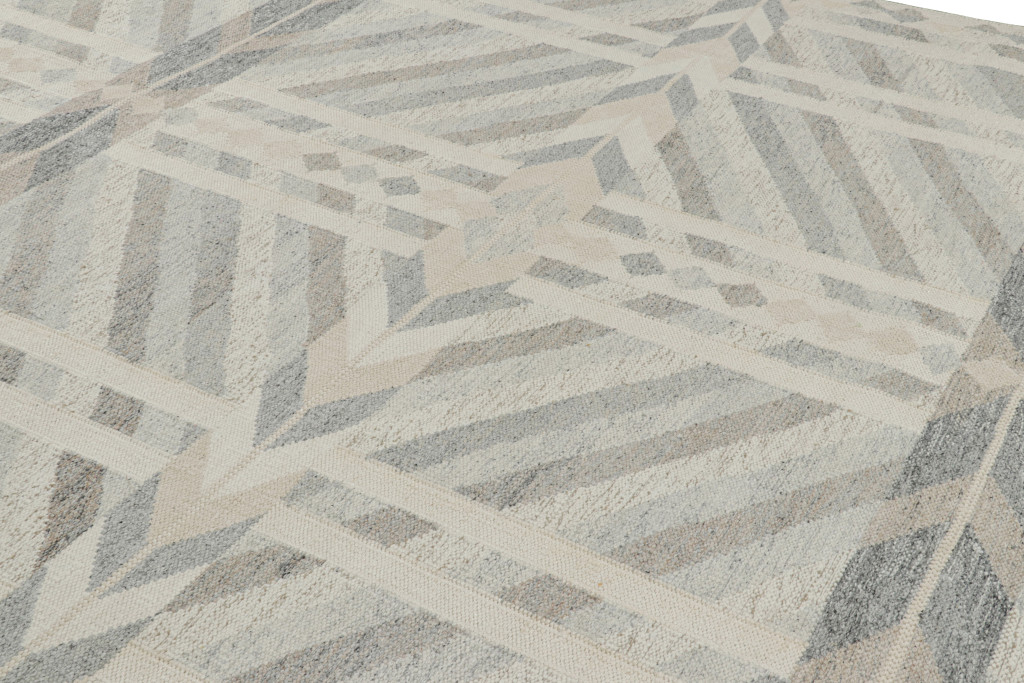 Scandinavian Rug with Geometric Patterns