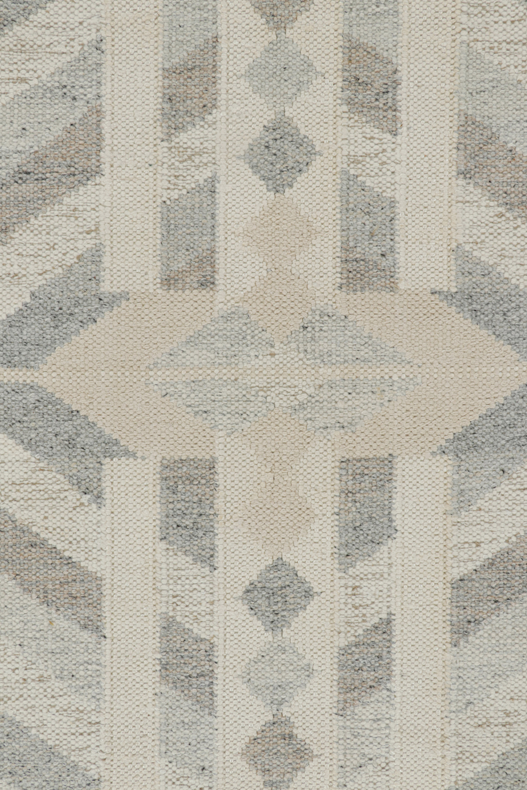 Scandinavian Rug with Geometric Patterns