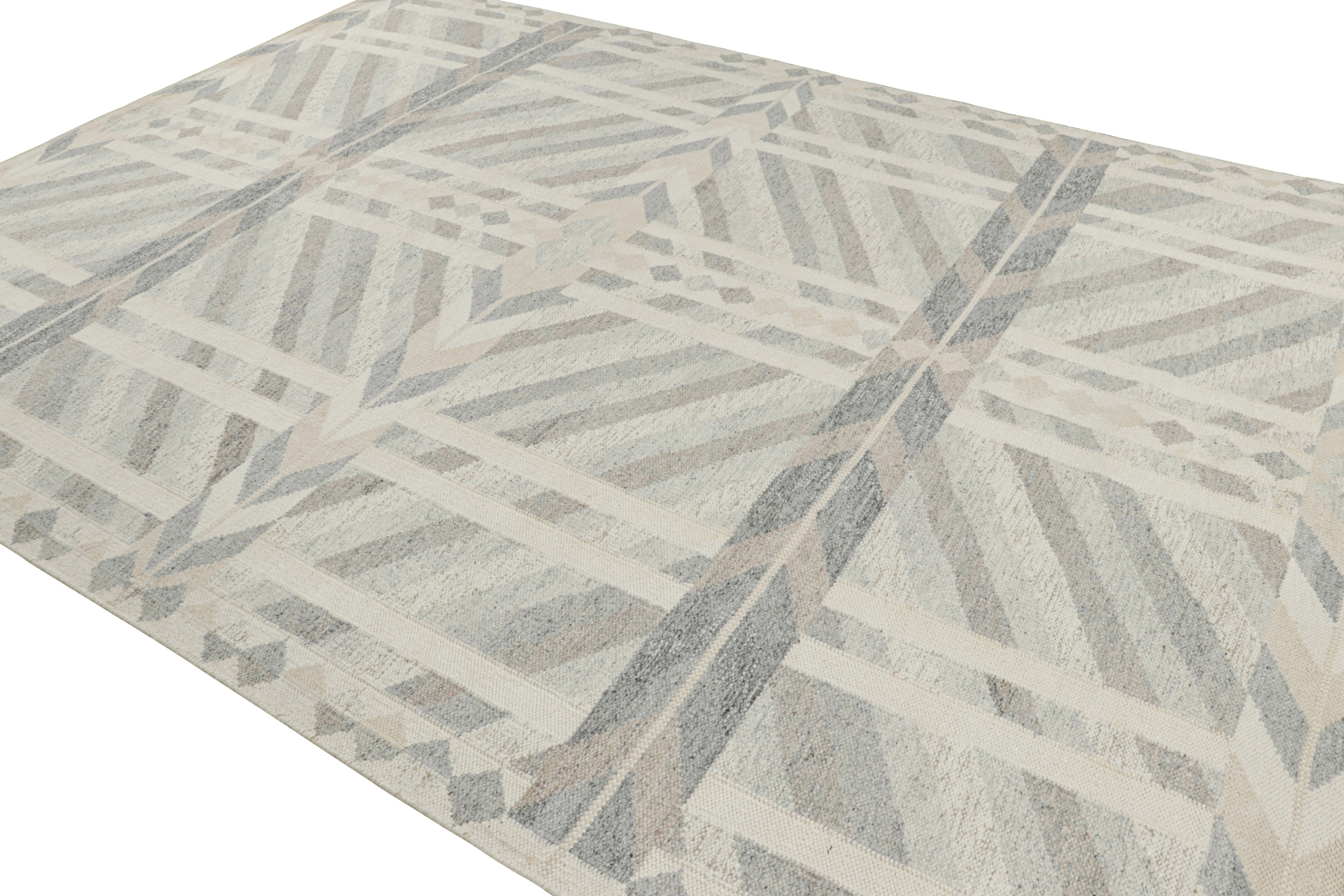 Scandinavian Rug with Geometric Patterns