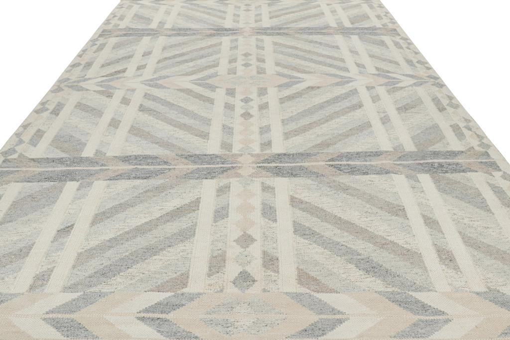 Scandinavian Rug with Geometric Patterns