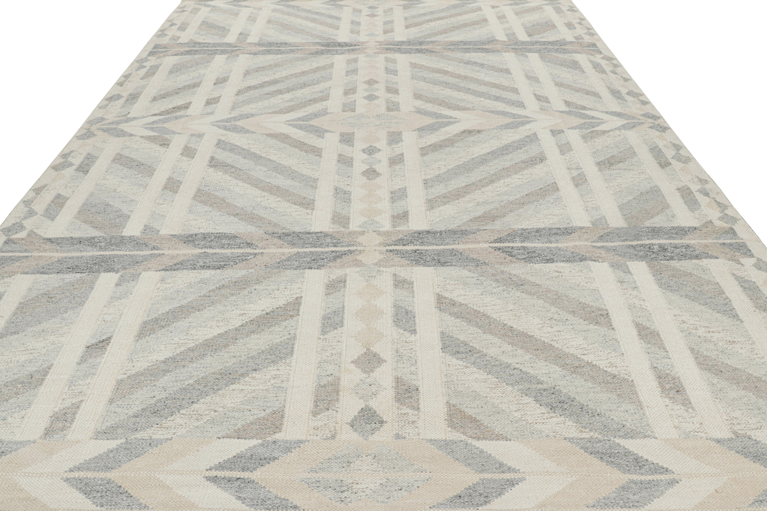 Scandinavian Rug with Geometric Patterns