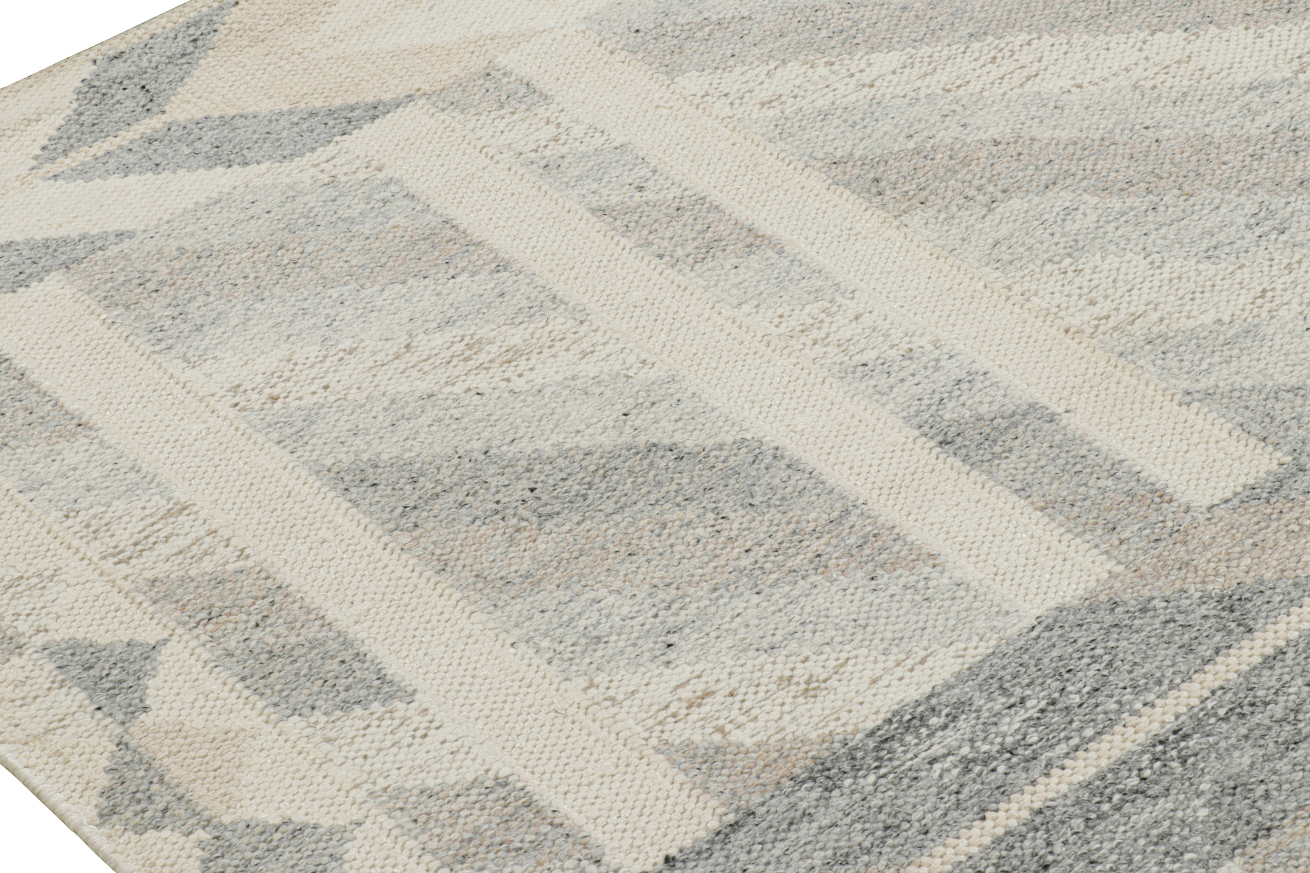 Scandinavian Rug with Geometric Patterns