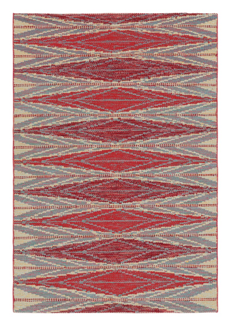Scandinavian Rug with Geometric Patterns
