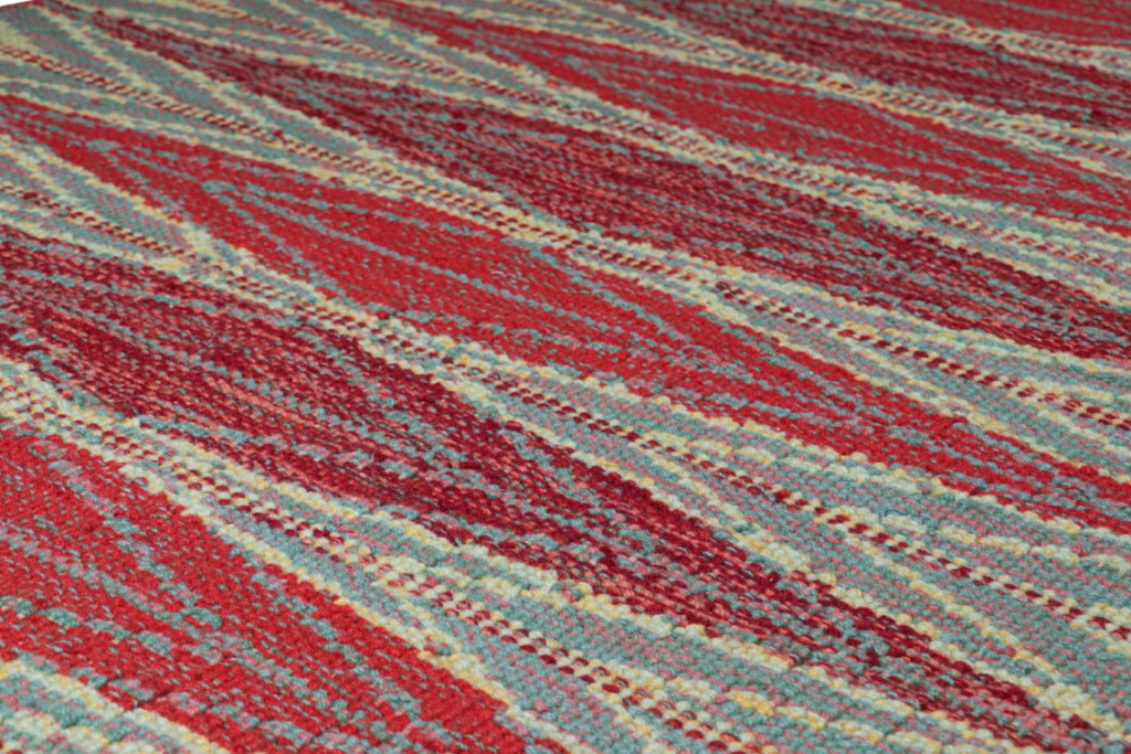 Scandinavian Rug with Geometric Patterns