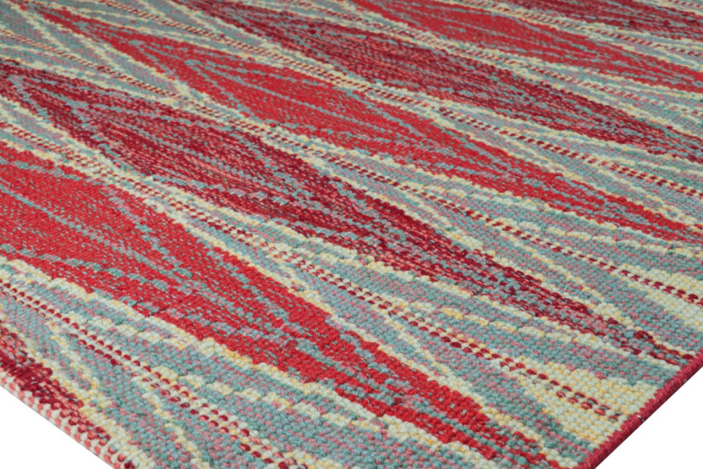 Scandinavian Rug with Geometric Patterns