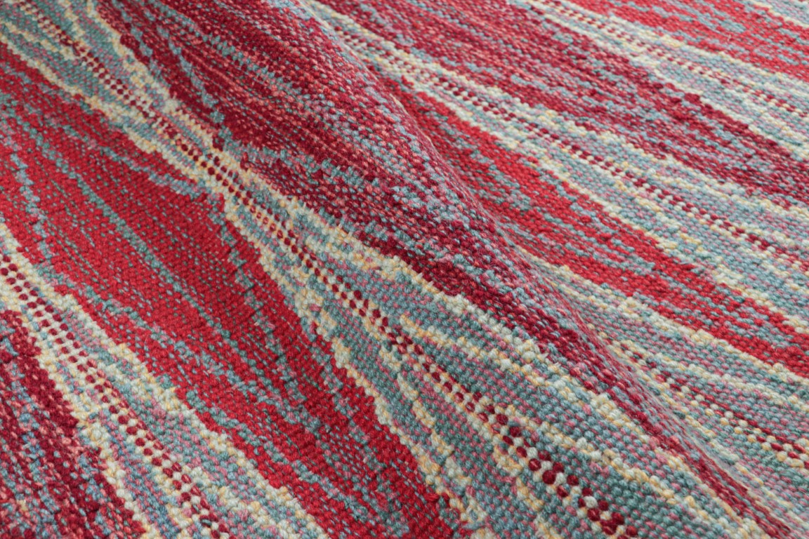 Scandinavian Rug with Geometric Patterns