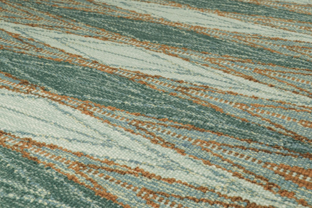Scandinavian Rug with Geometric Patterns