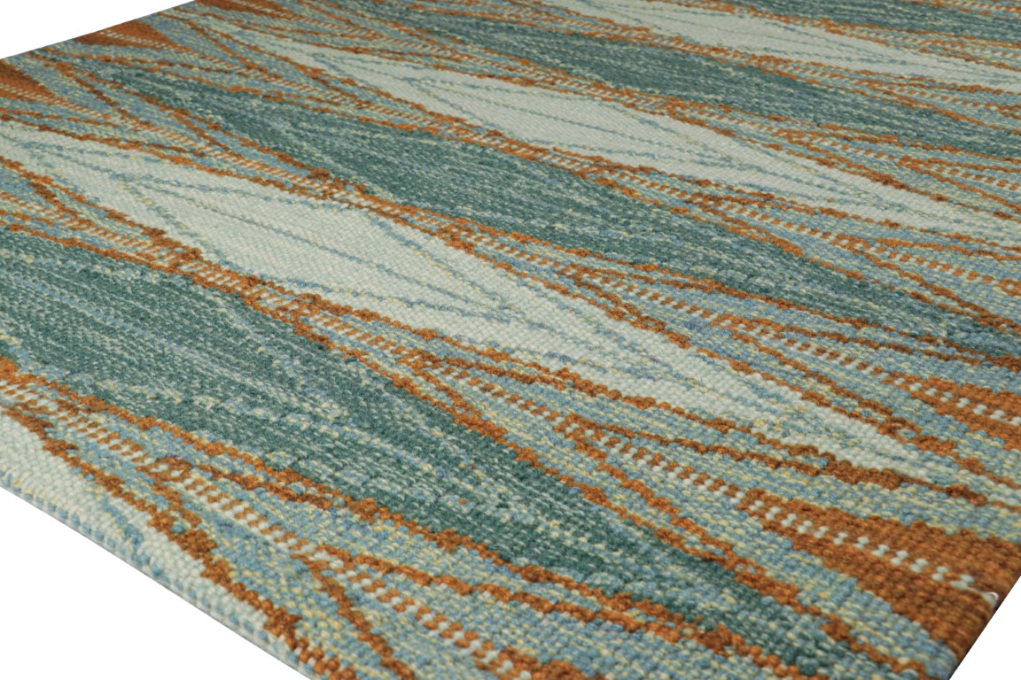 Scandinavian Rug with Geometric Patterns