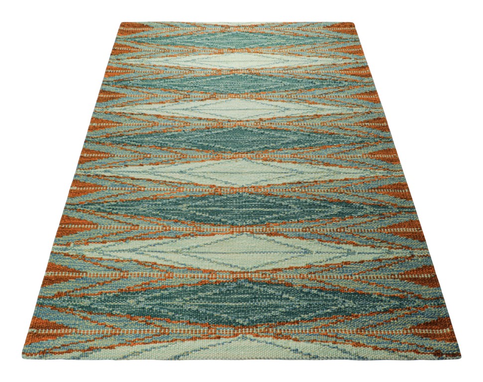 Scandinavian Rug with Geometric Patterns