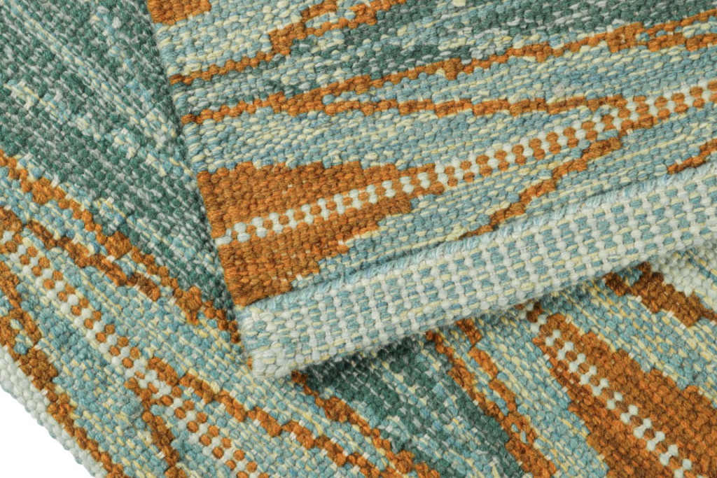Scandinavian Rug with Geometric Patterns