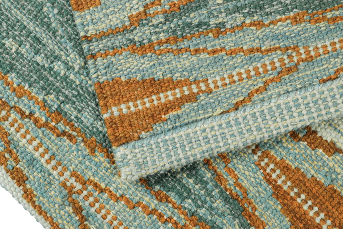 Scandinavian Rug with Geometric Patterns