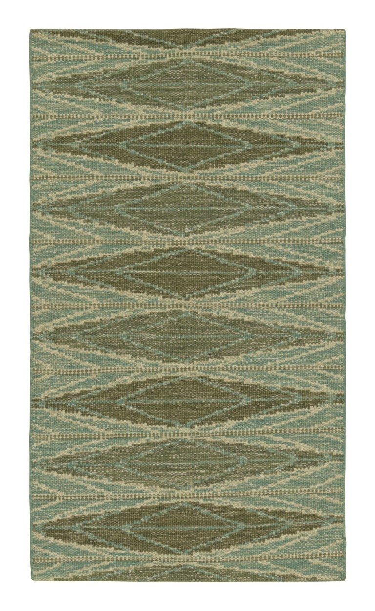 Scandinavian Rug with Geometric Patterns
