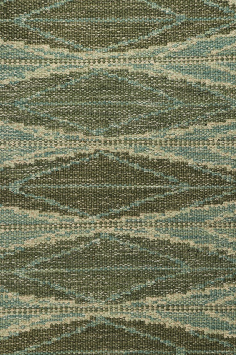 Scandinavian Rug with Geometric Patterns