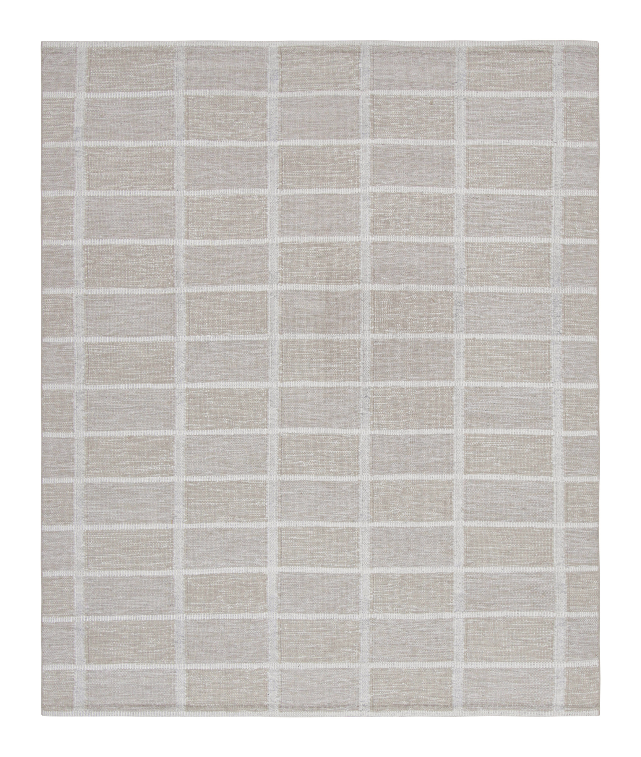 Scandinavian Rug with Geometric Patterns