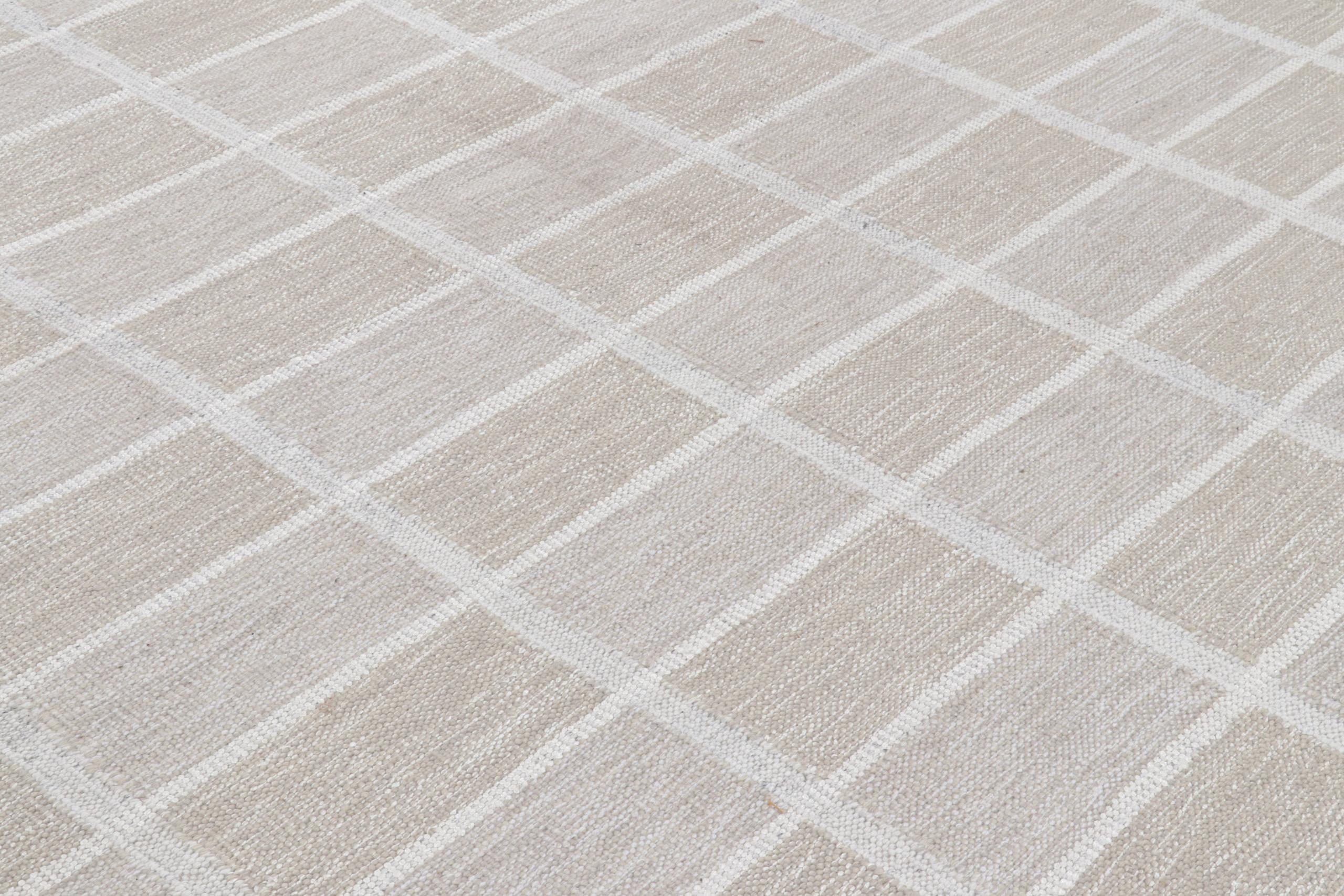 Scandinavian Rug with Geometric Patterns