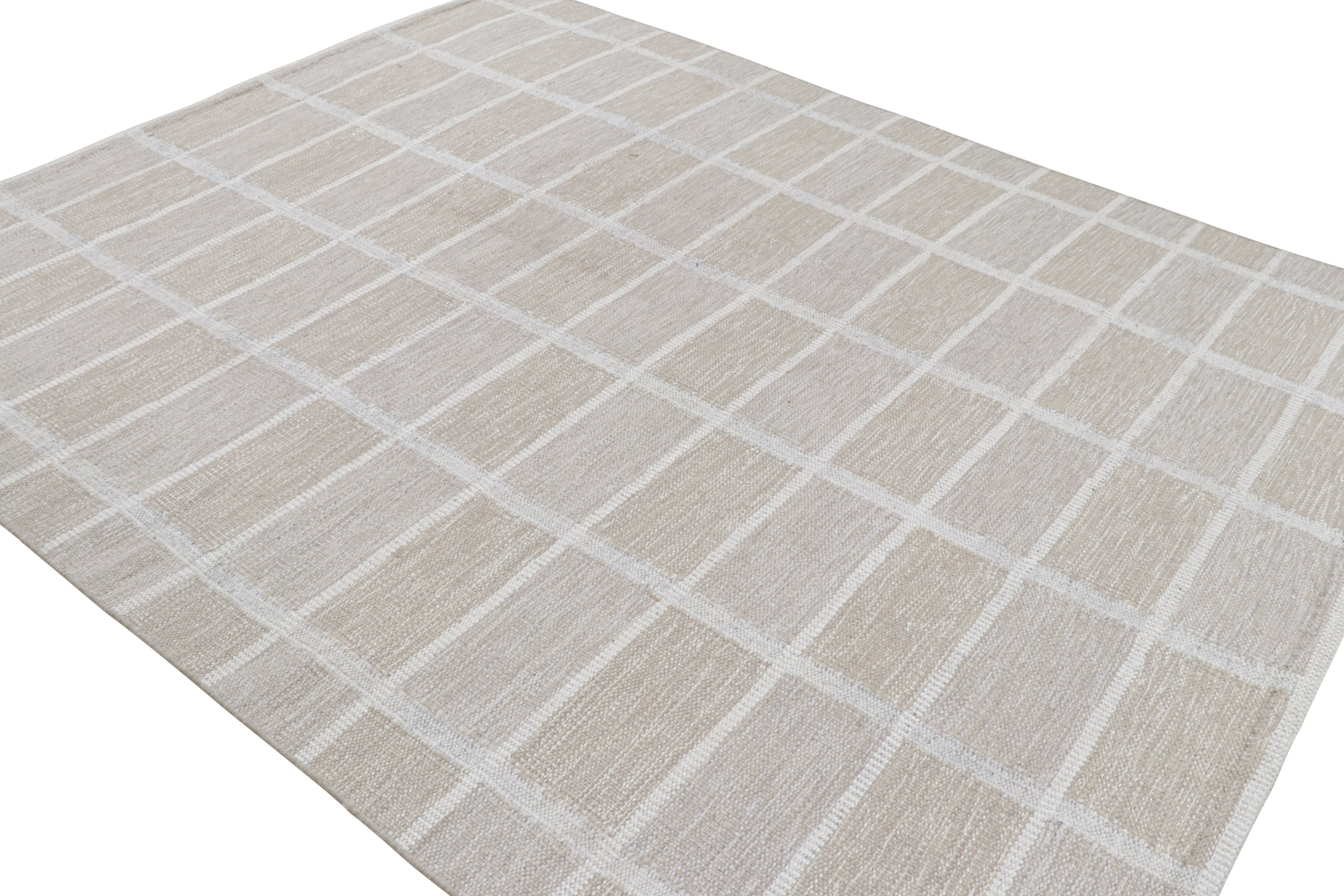Scandinavian Rug with Geometric Patterns