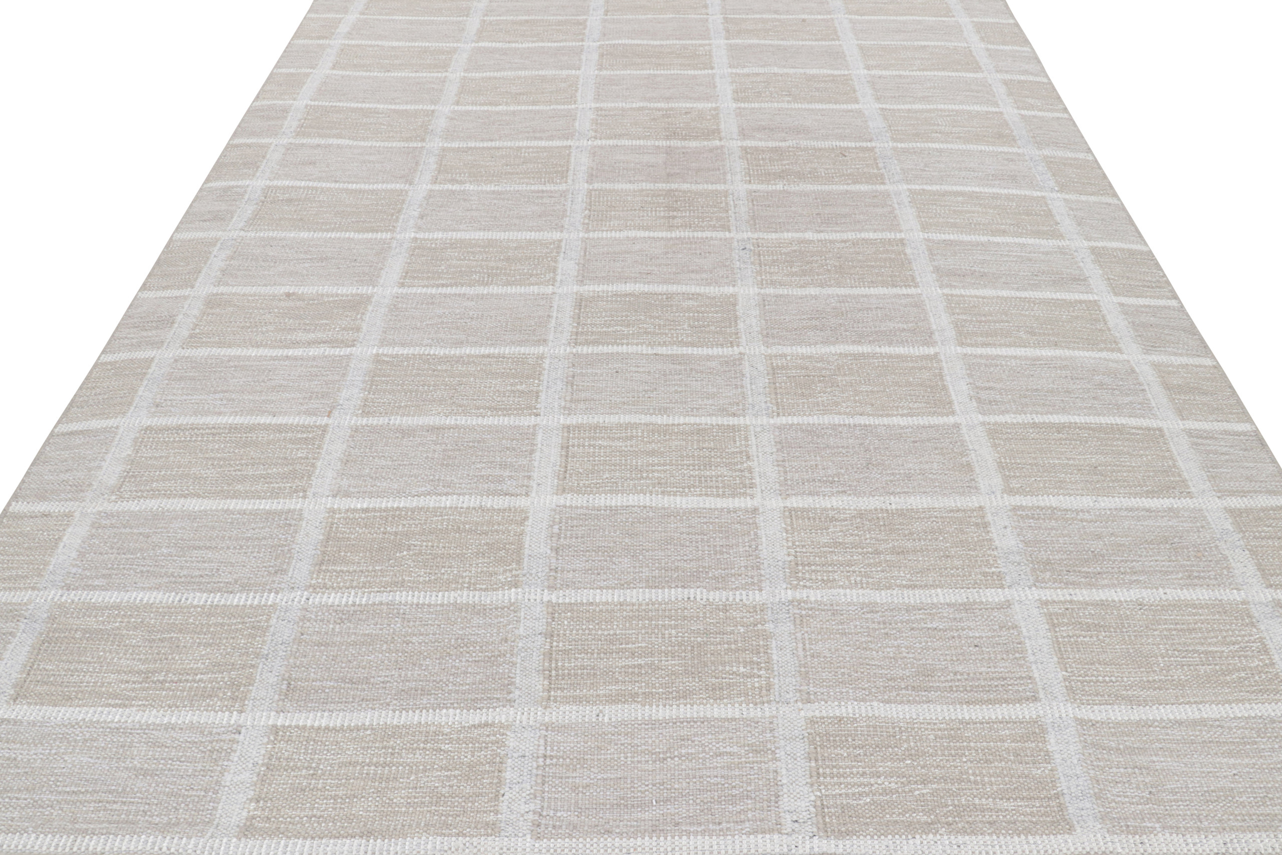 Scandinavian Rug with Geometric Patterns