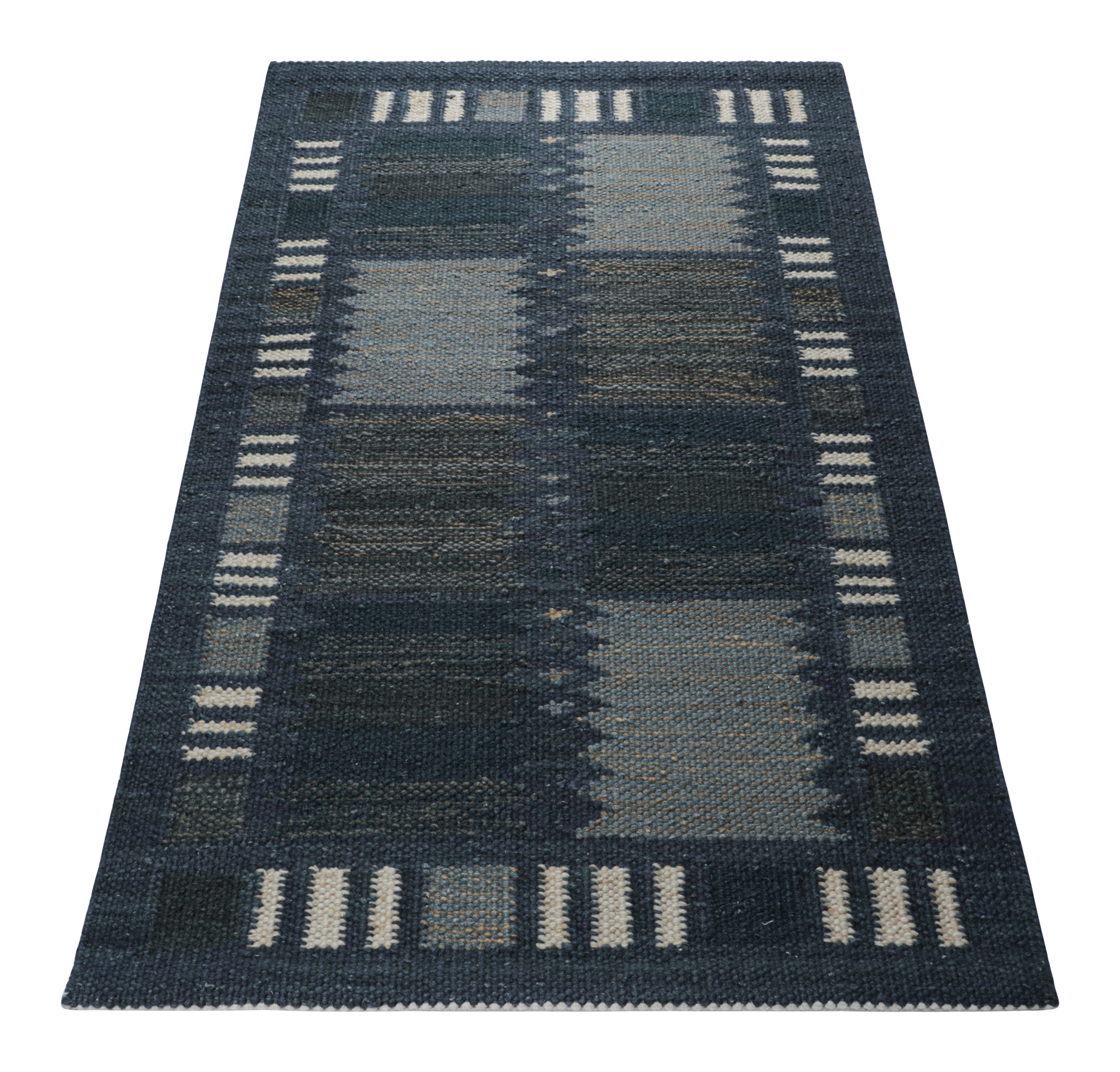 Scandinavian Rug with Geometric Patterns