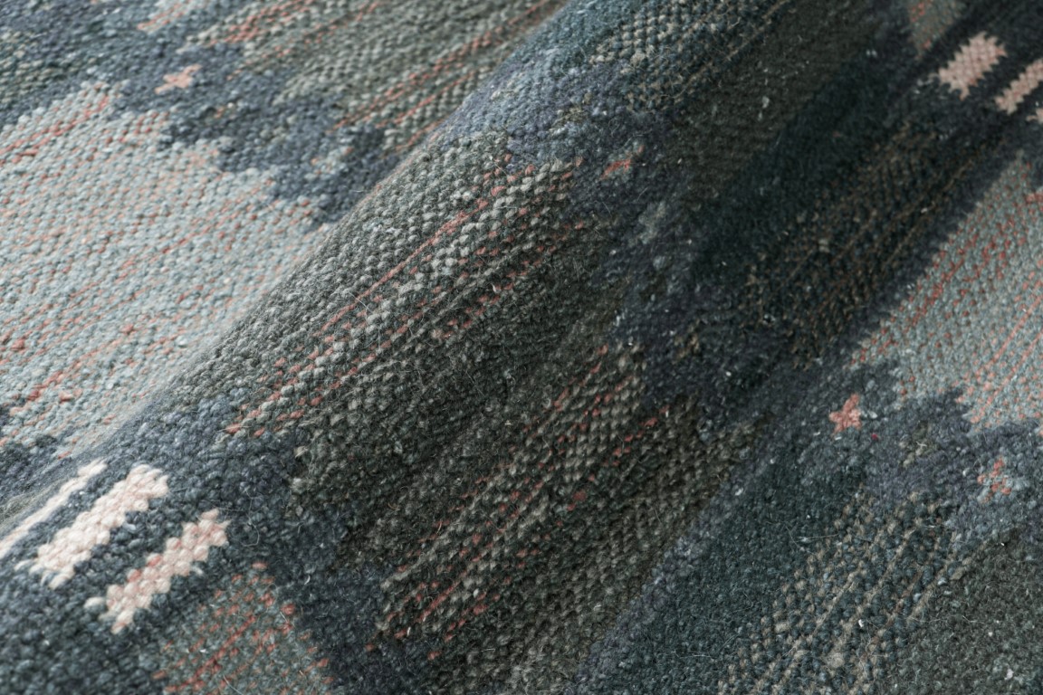 Scandinavian Rug with Geometric Patterns