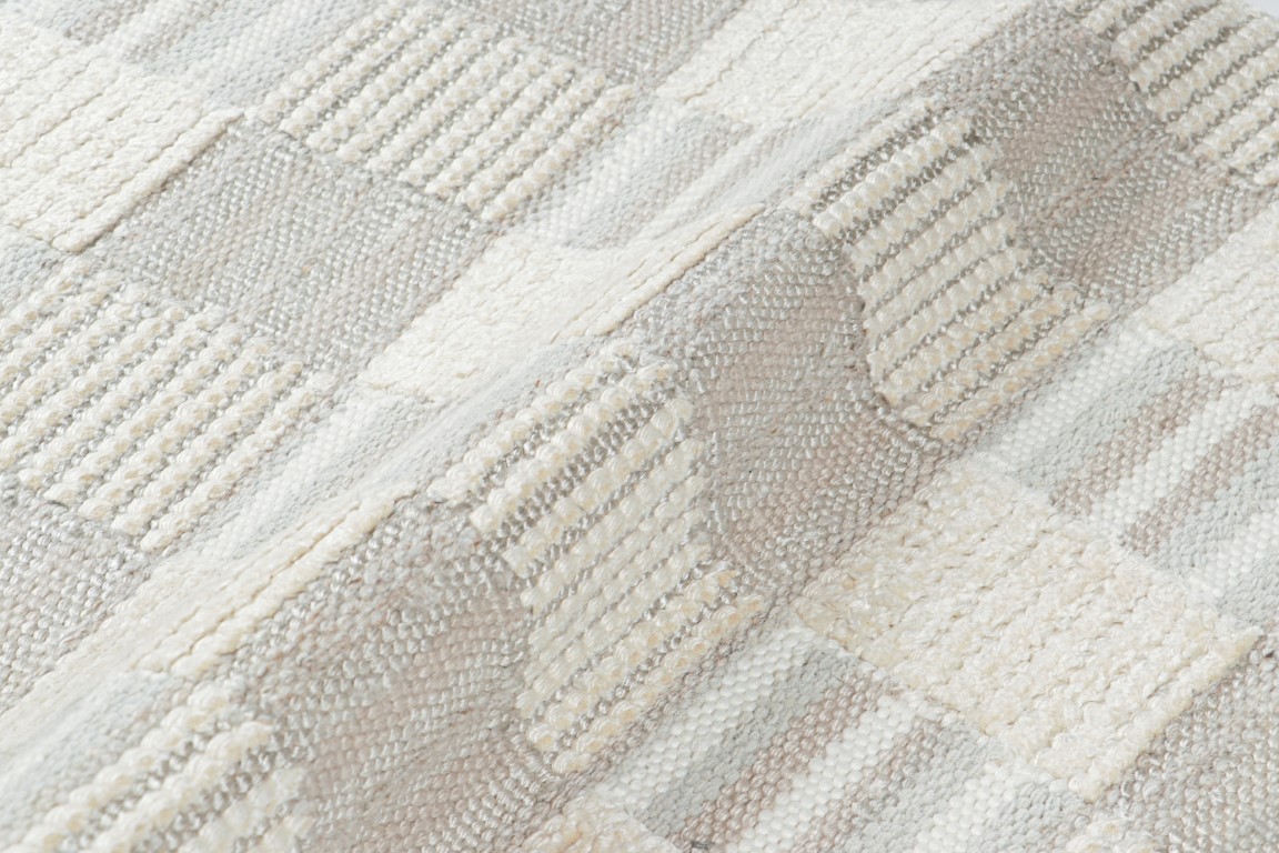 Scandinavian Rug with Geometric Patterns