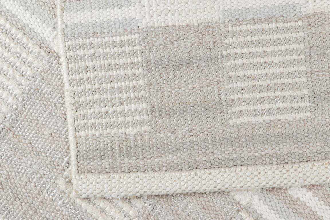 Scandinavian Rug with Geometric Patterns