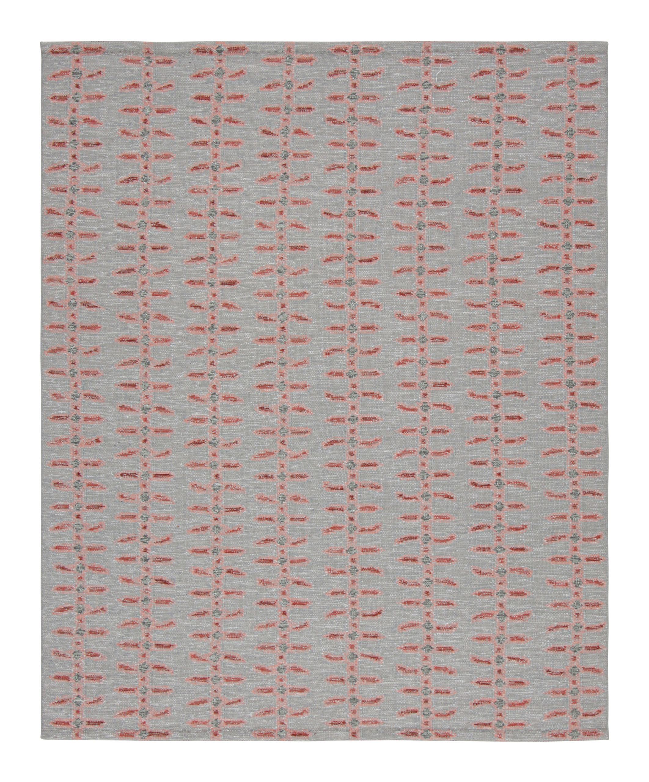 Scandinavian Rug with Floral Patterns