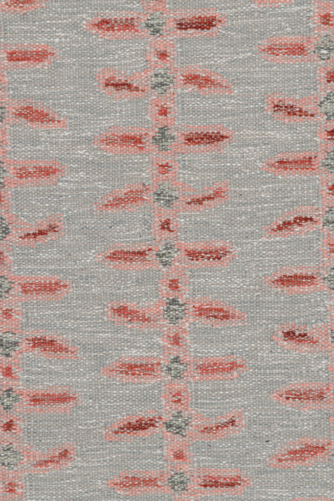 Scandinavian Rug with Floral Patterns