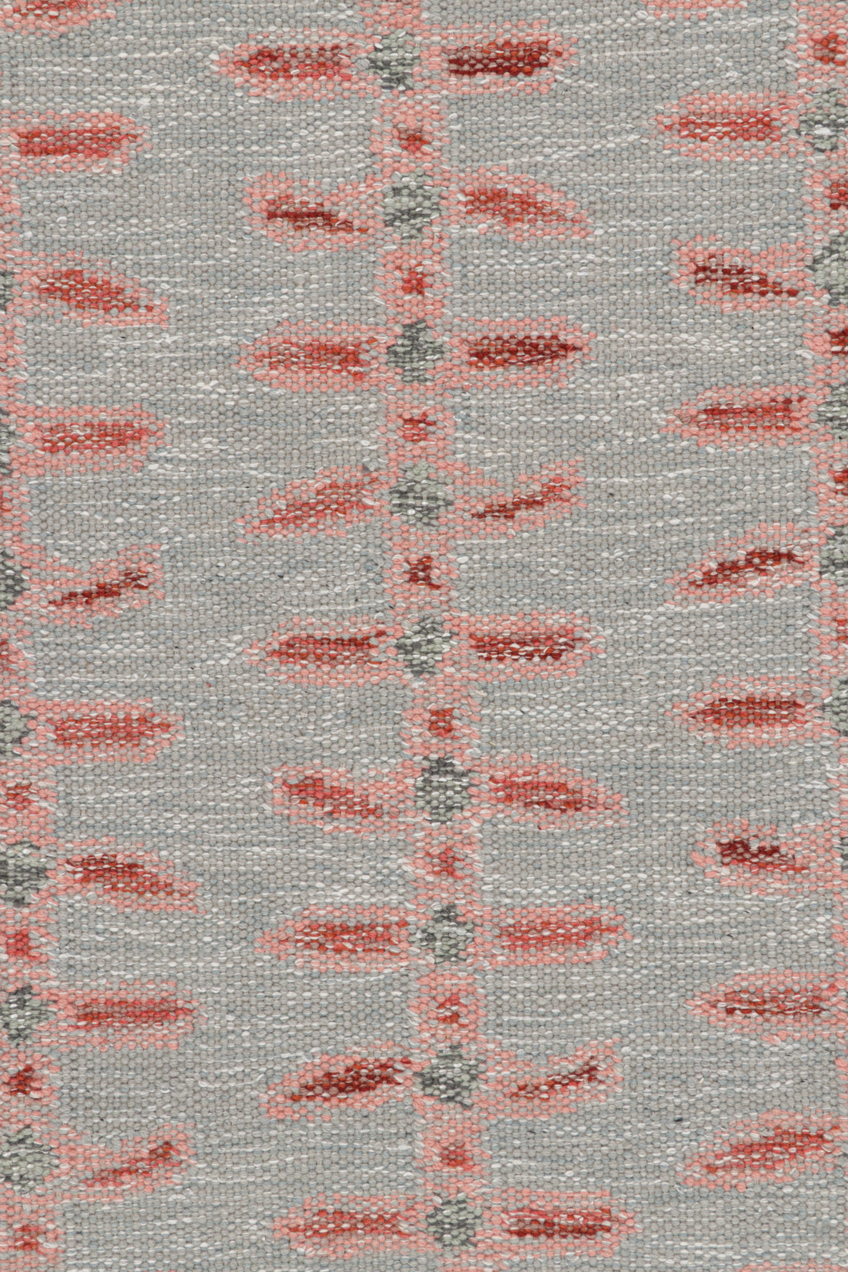 Scandinavian Rug with Floral Patterns