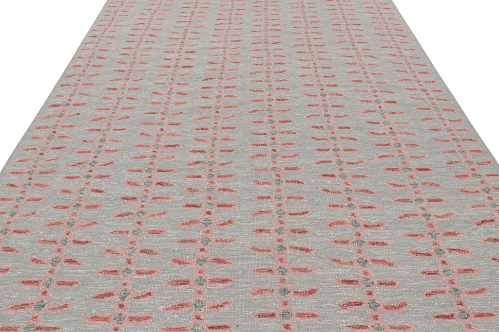Scandinavian Rug with Floral Patterns