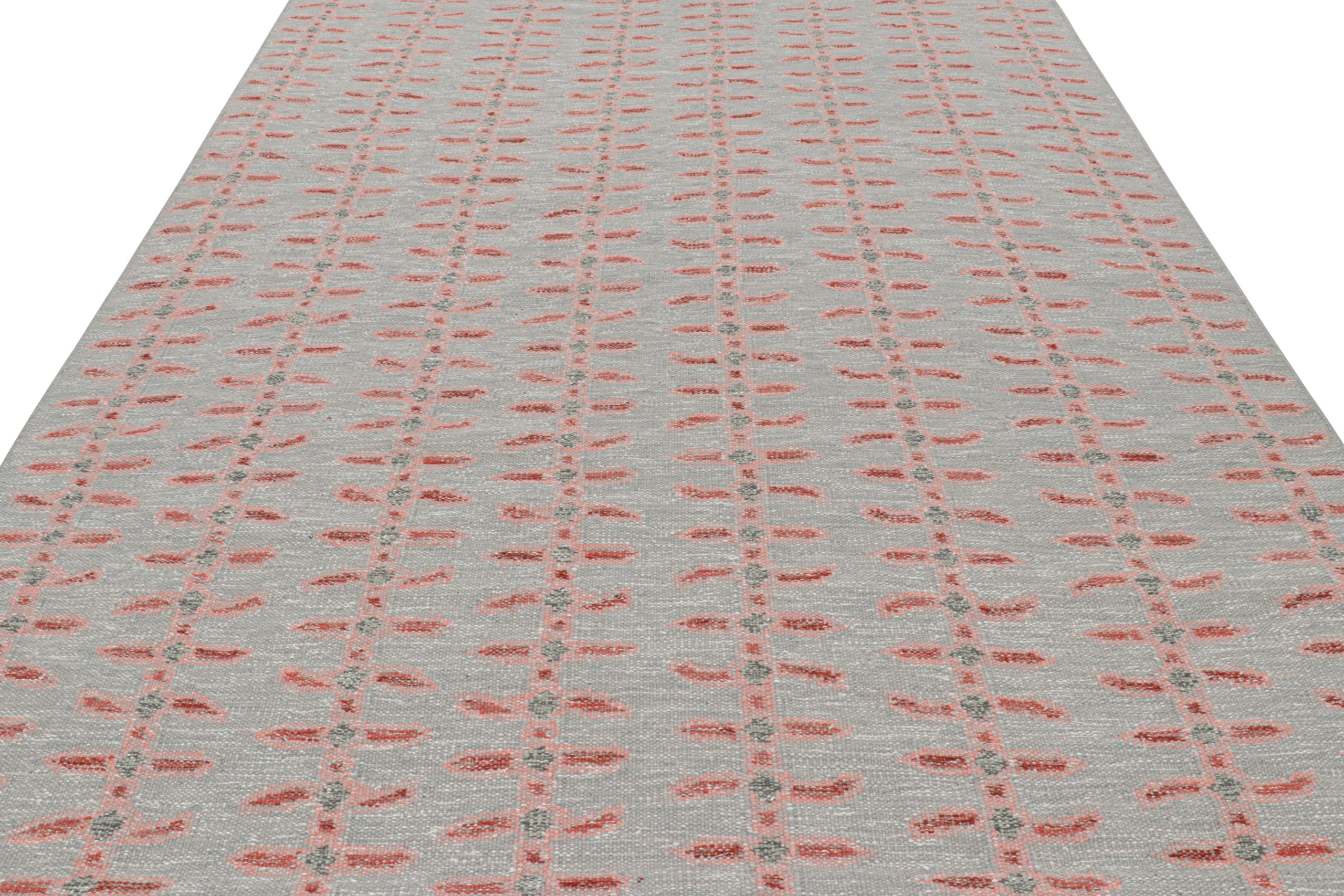 Scandinavian Rug with Floral Patterns