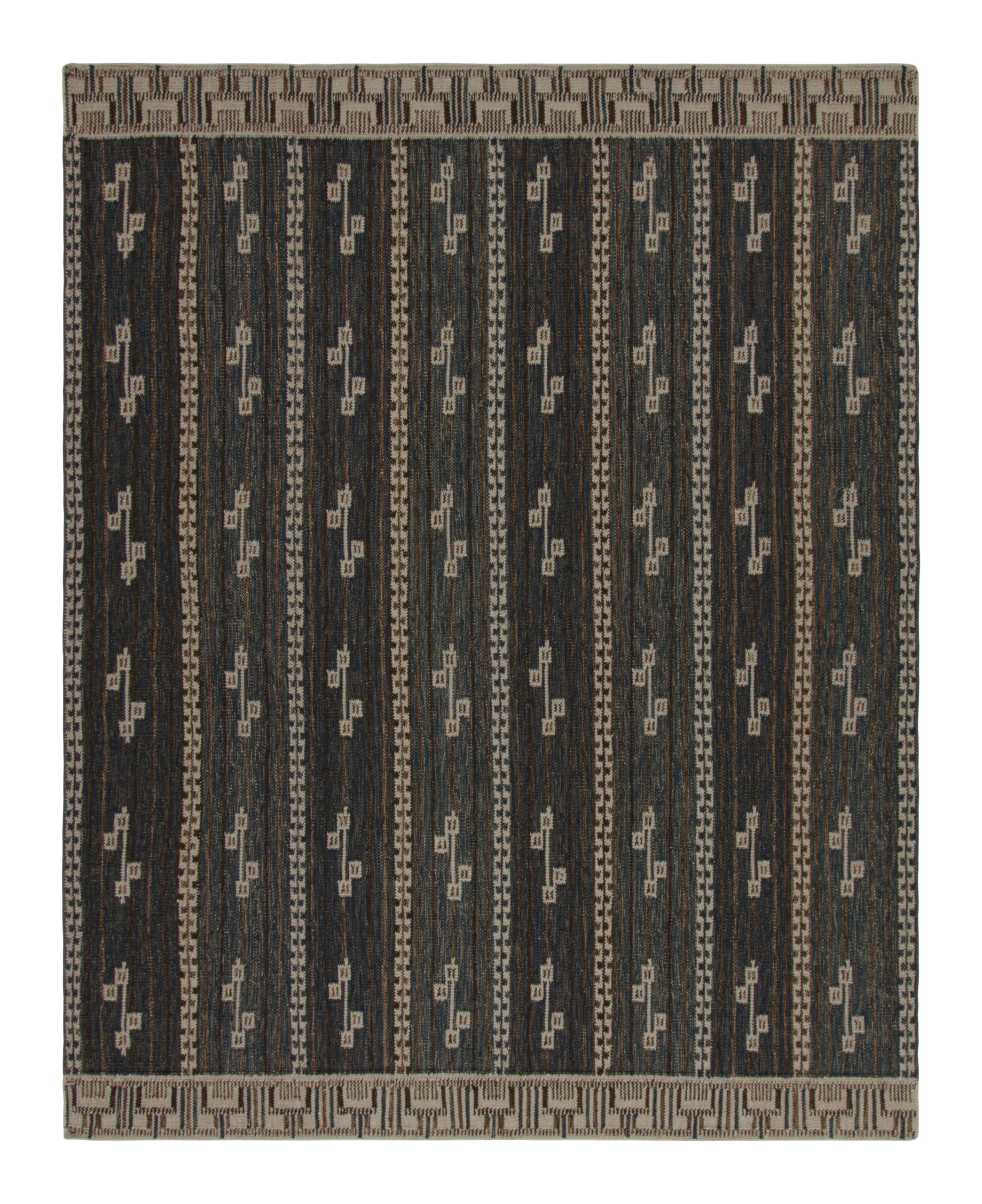 Scandinavian Rug with Geometric Patterns