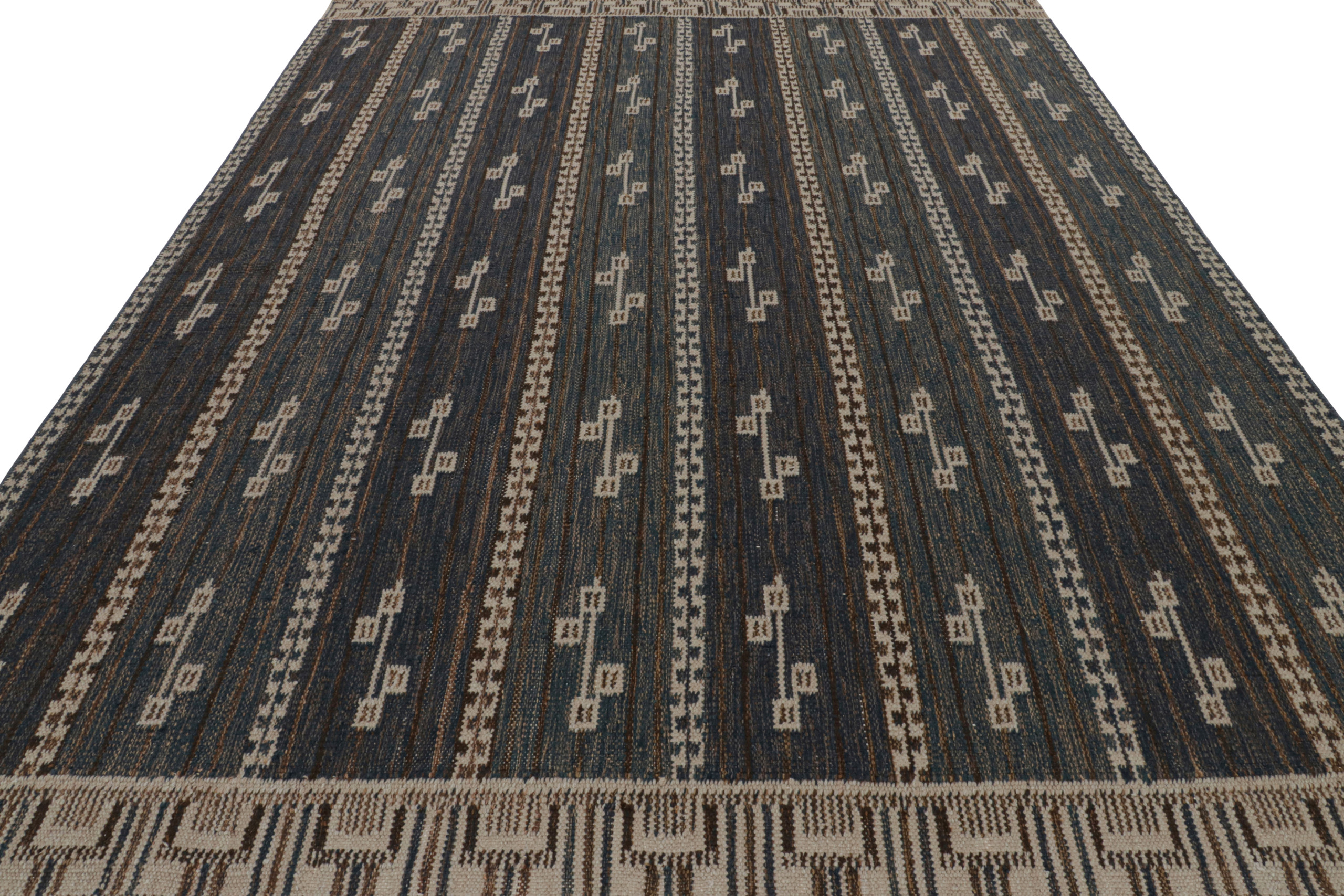 Scandinavian Rug with Geometric Patterns