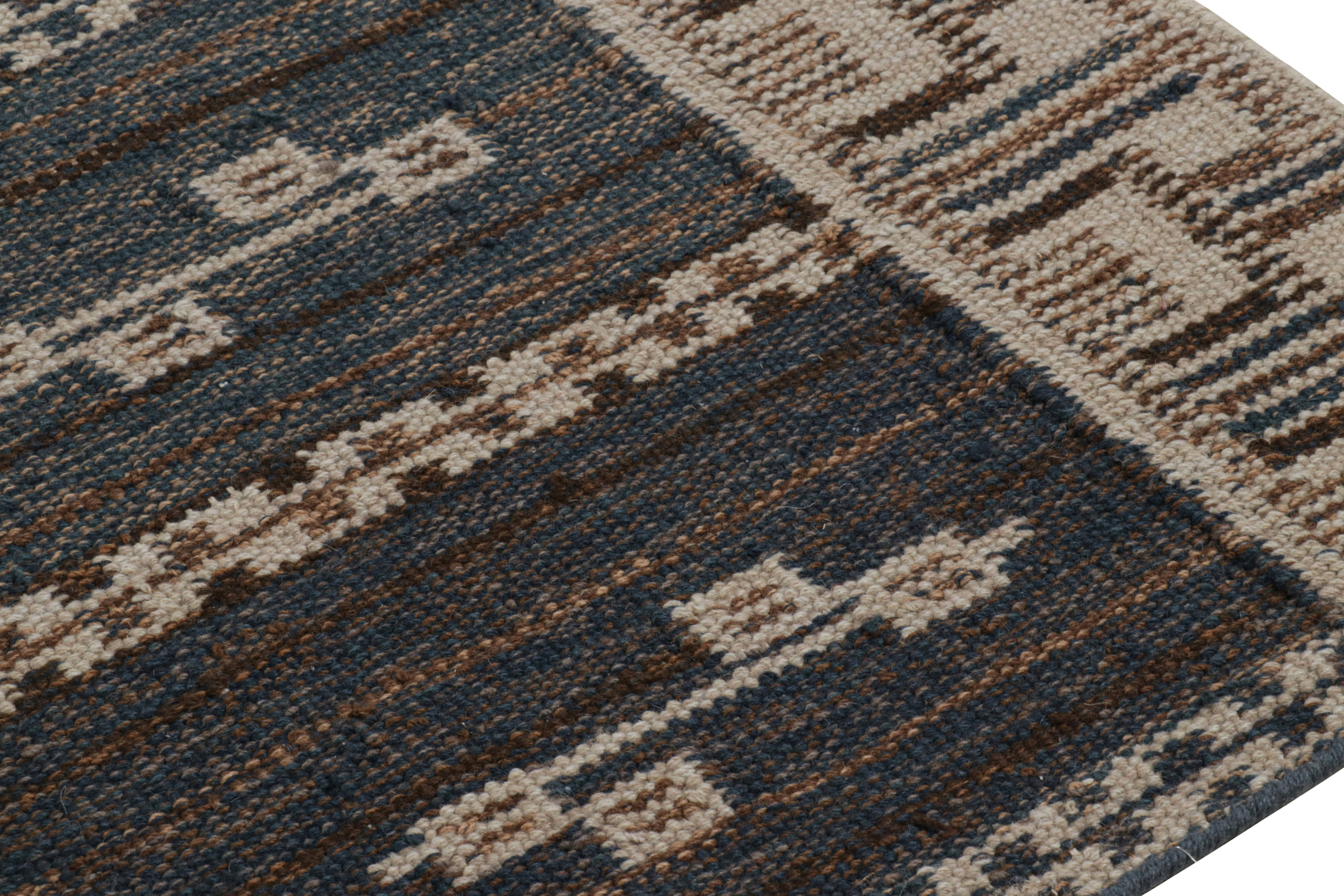 Scandinavian Rug with Geometric Patterns