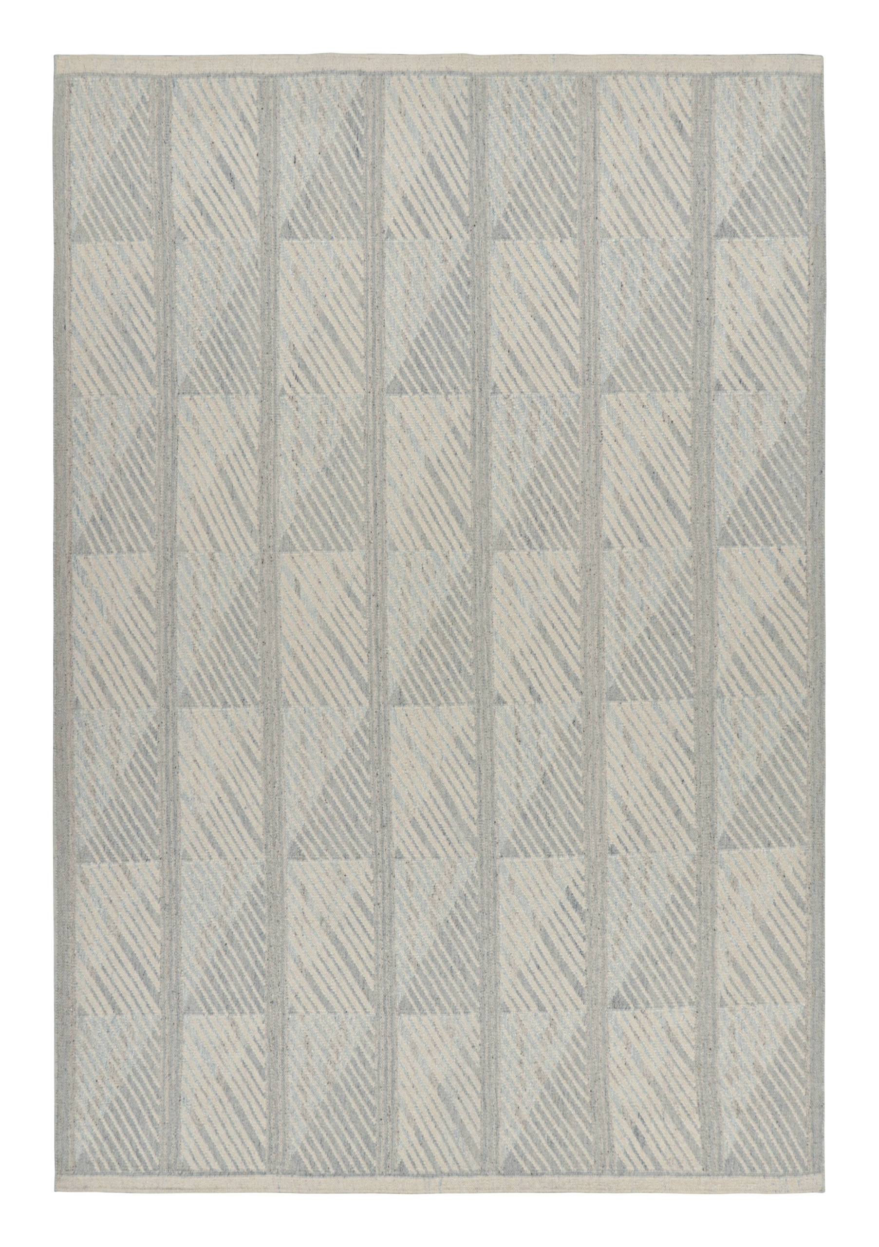 Scandinavian Rug with Geometric Patterns