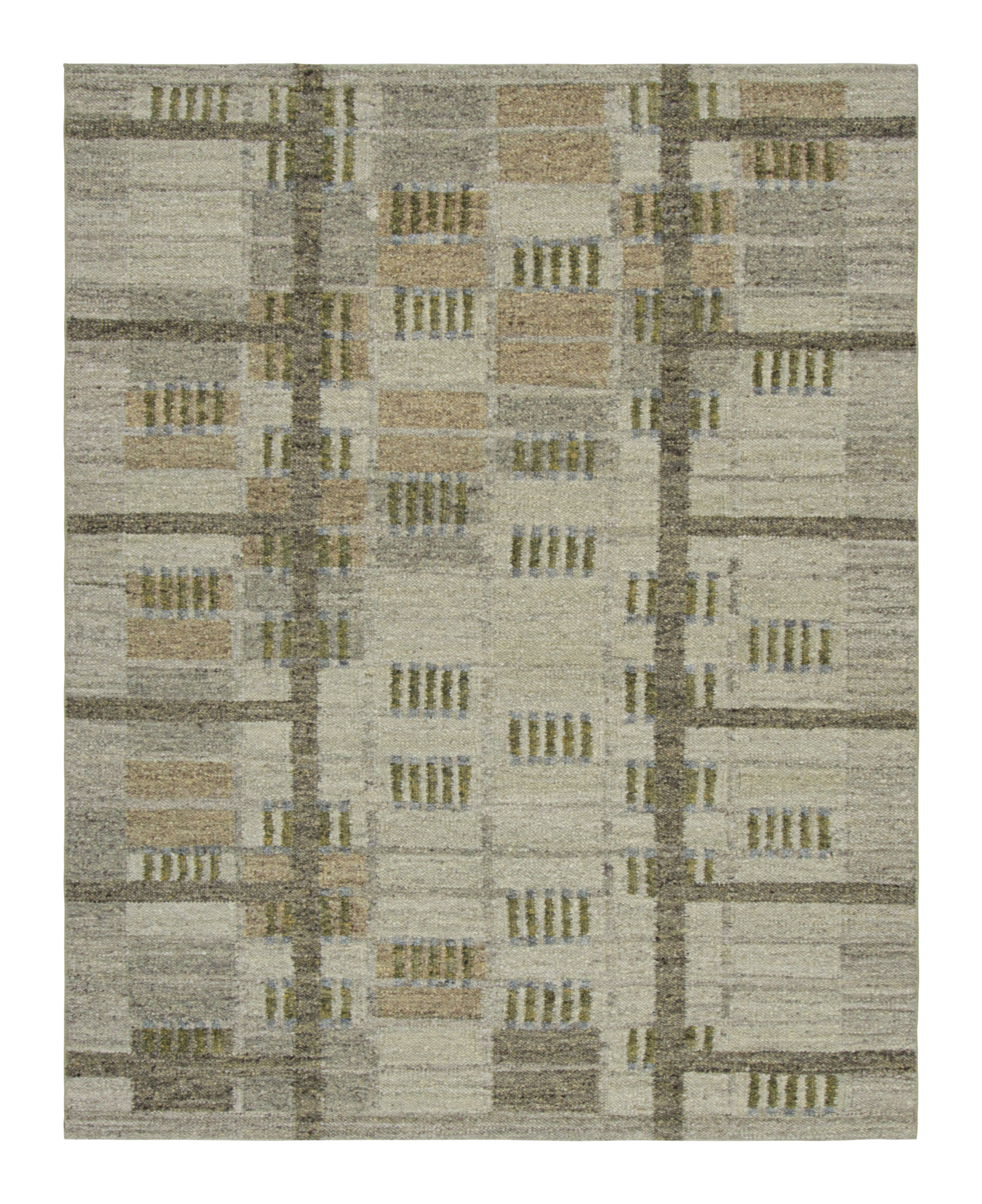Scandinavian Rug with Geometric Patterns