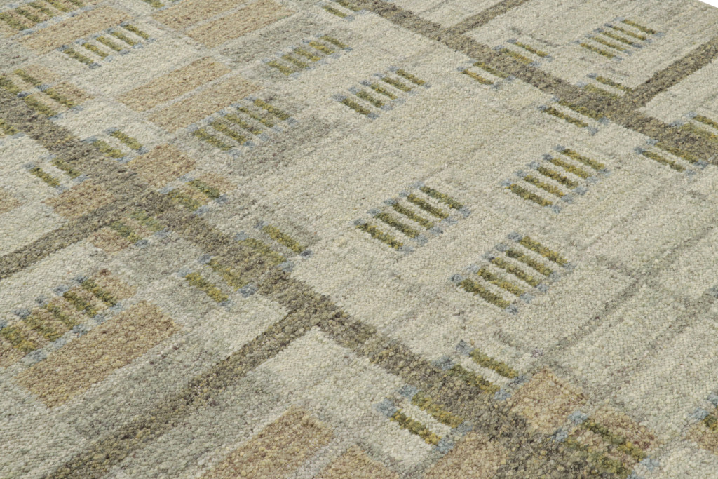 Scandinavian Rug with Geometric Patterns
