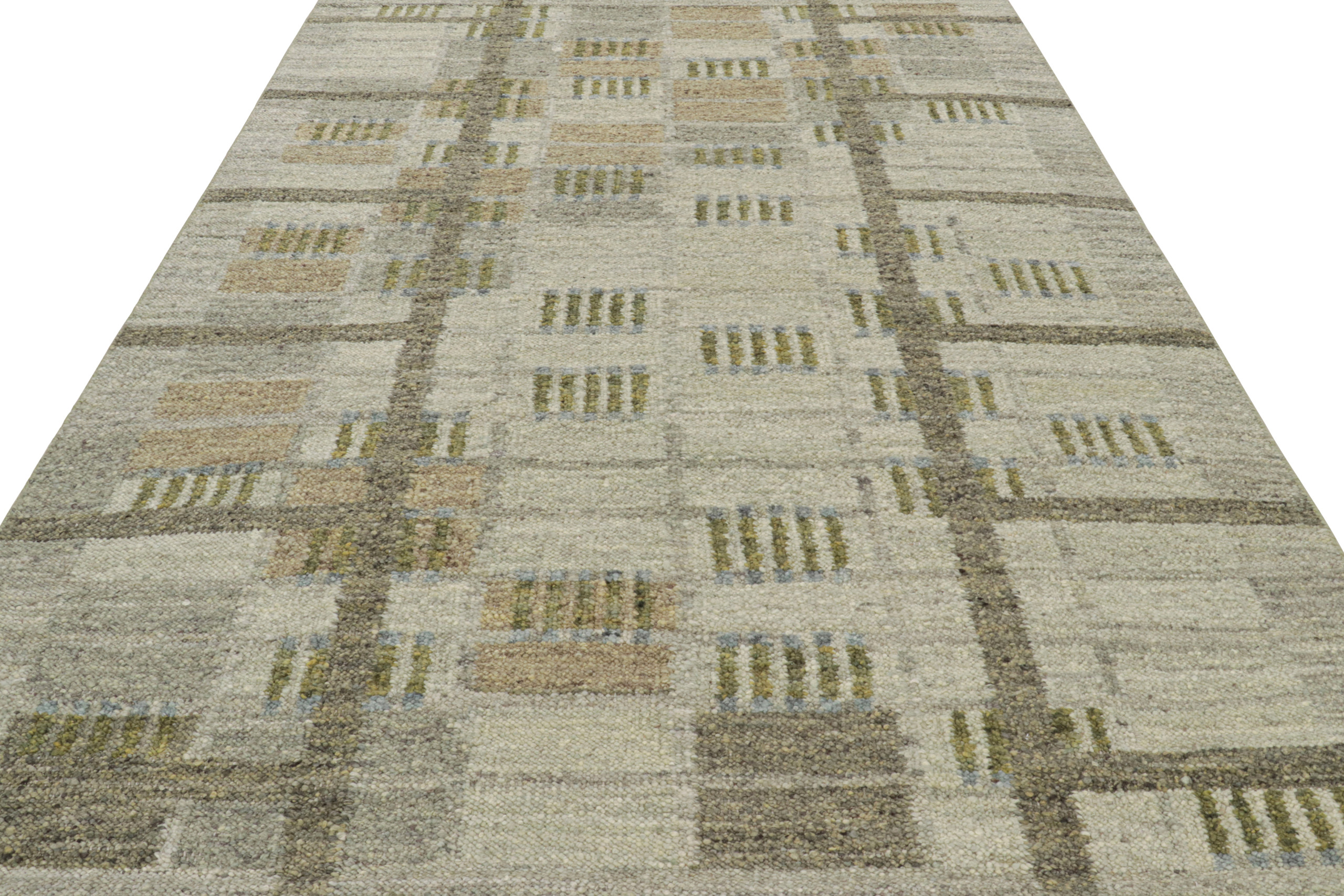 Scandinavian Rug with Geometric Patterns