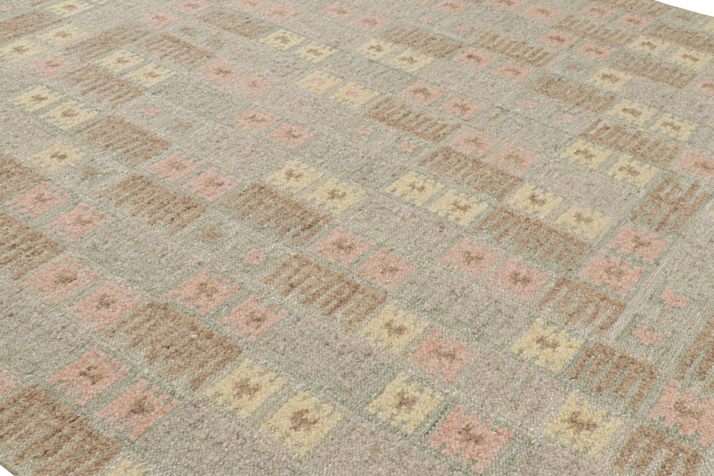 Scandinavian Rug with Geometric Patterns