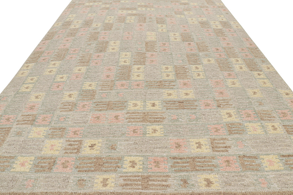 Scandinavian Rug with Geometric Patterns