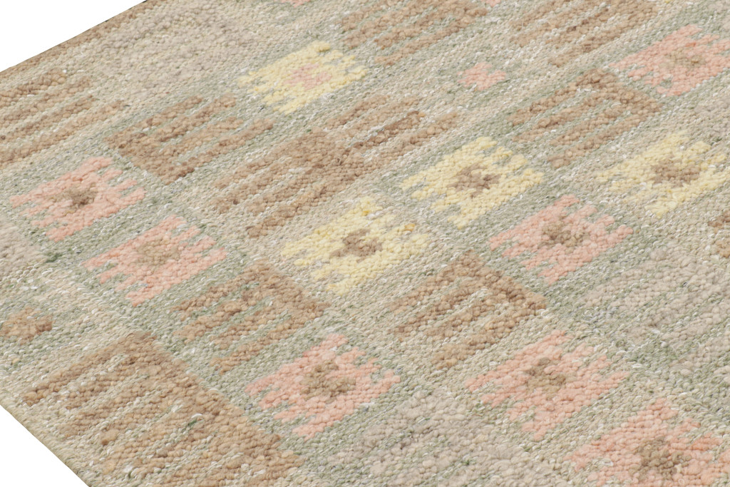 Scandinavian Rug with Geometric Patterns