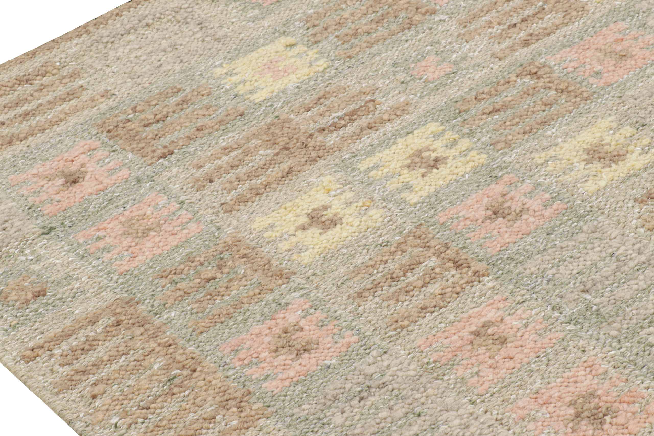 Scandinavian Rug with Geometric Patterns