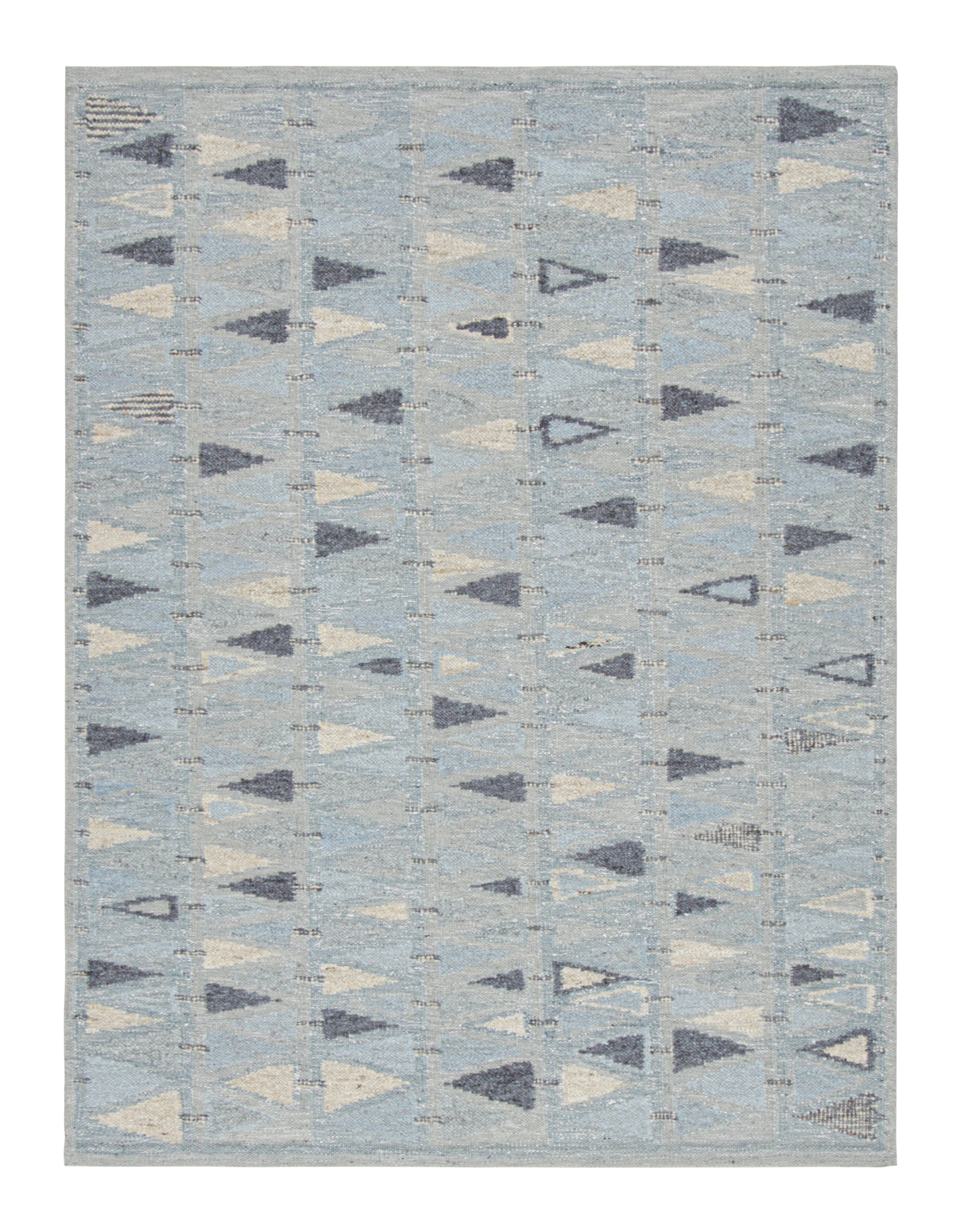 Scandinavian Rug with Geometric Patterns
