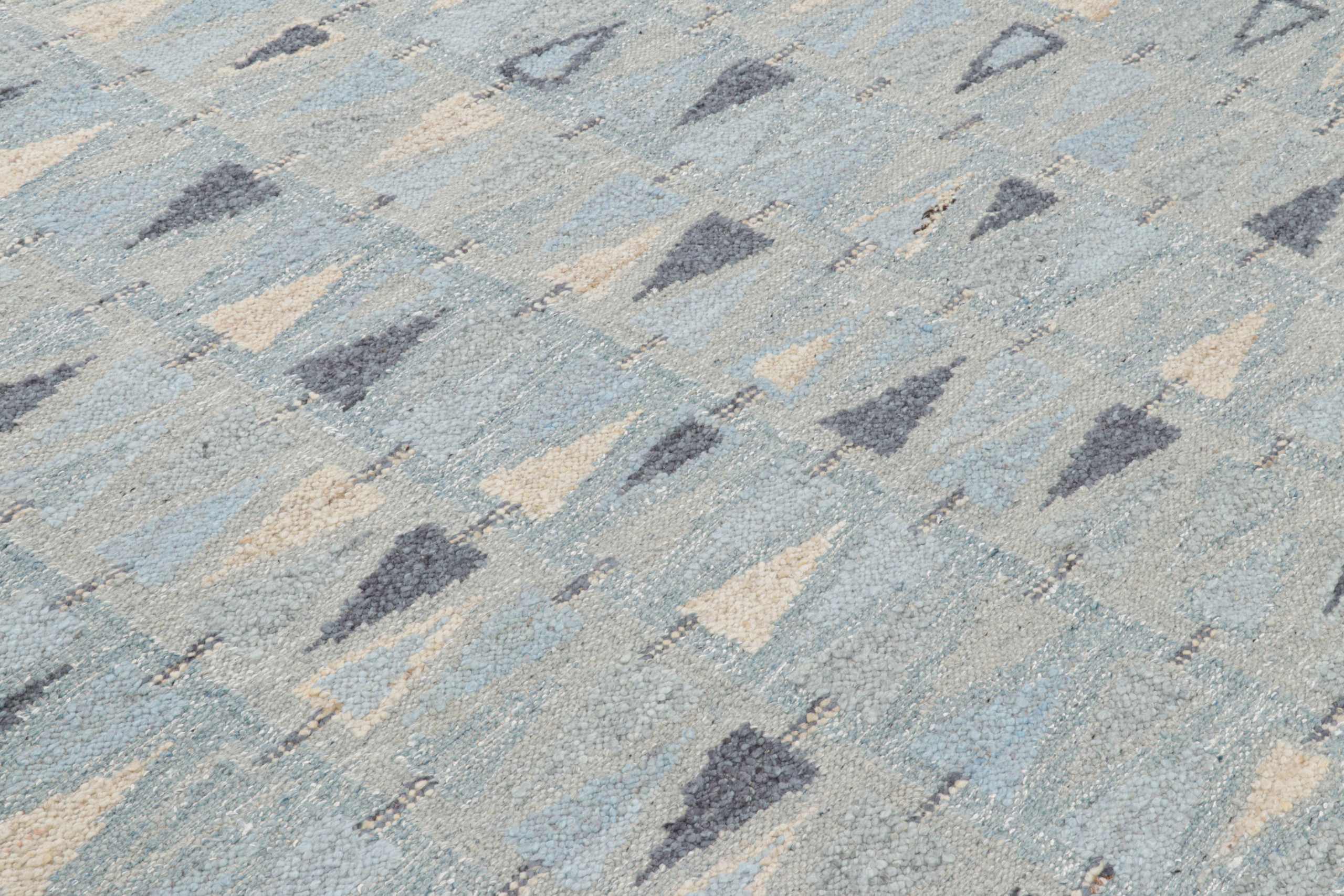 Scandinavian Rug with Geometric Patterns
