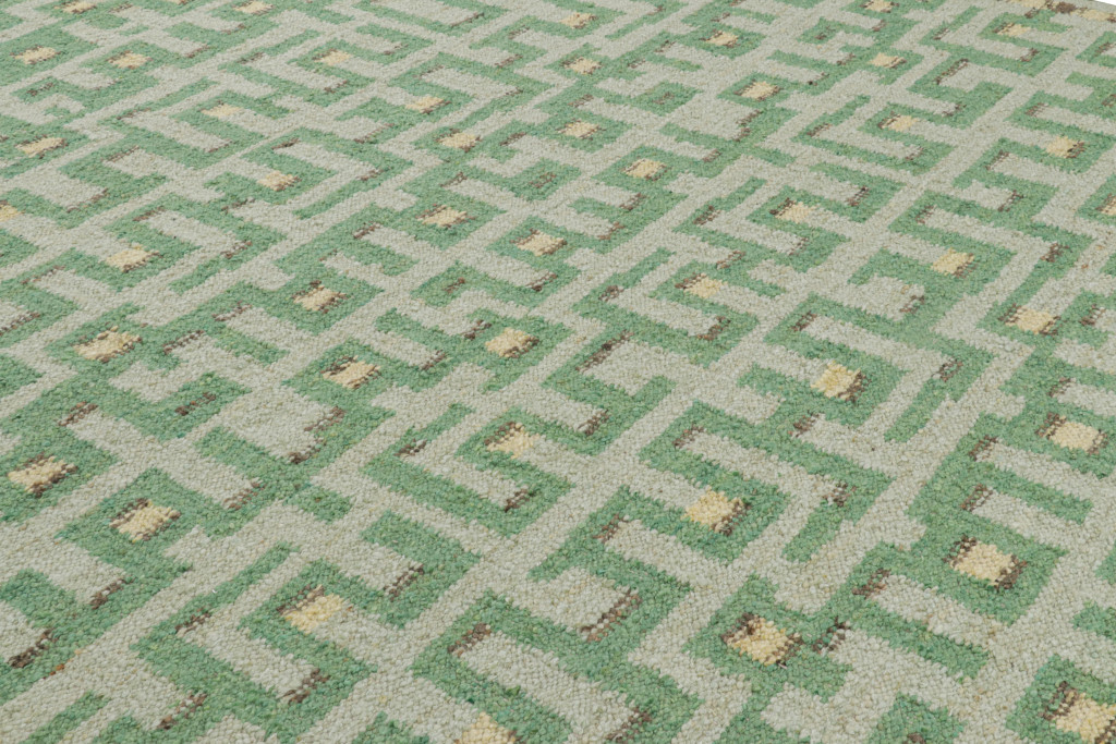 Scandinavian Rug with Geometric Patterns